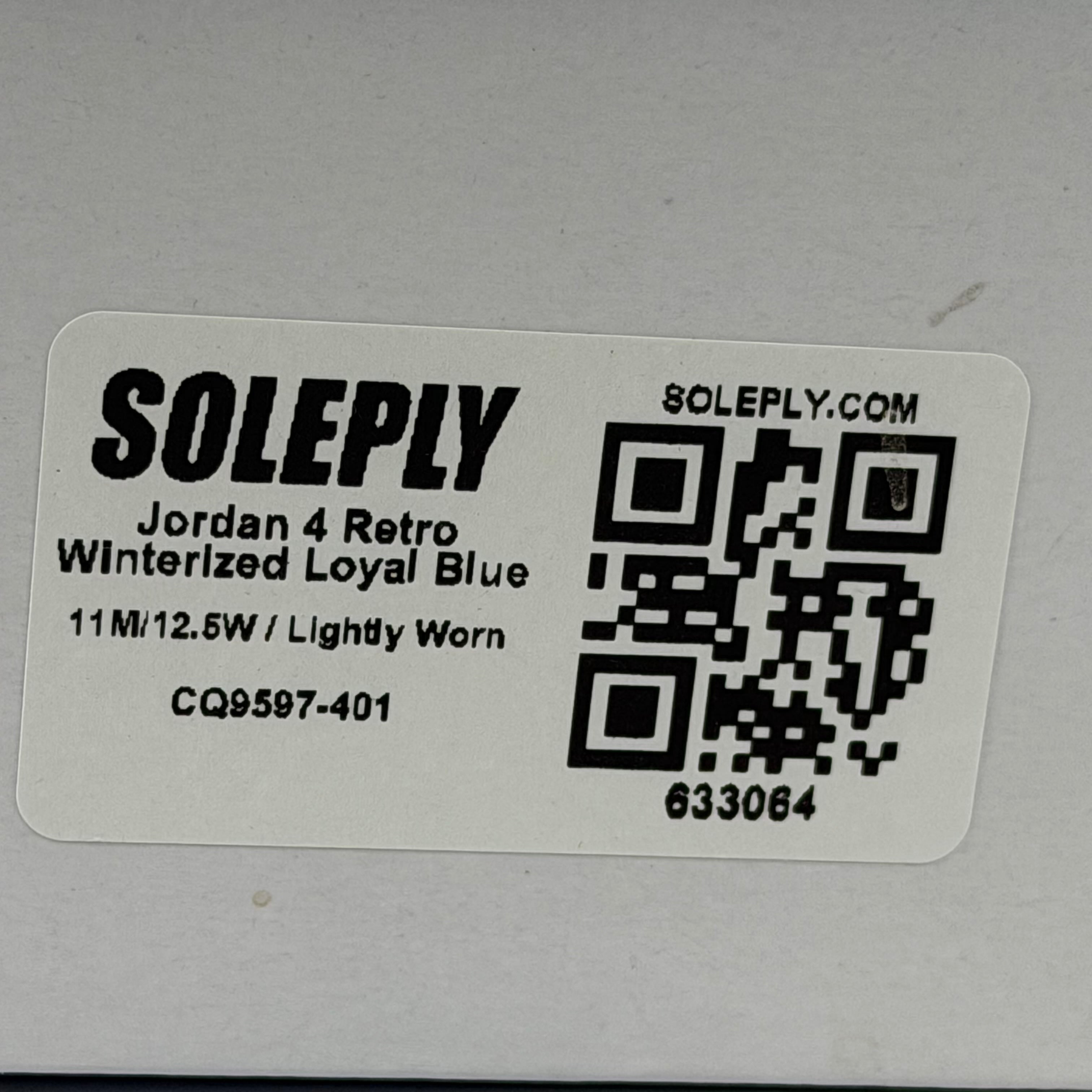 633064 Jordan 4 Retro Winterized Loyal Blue