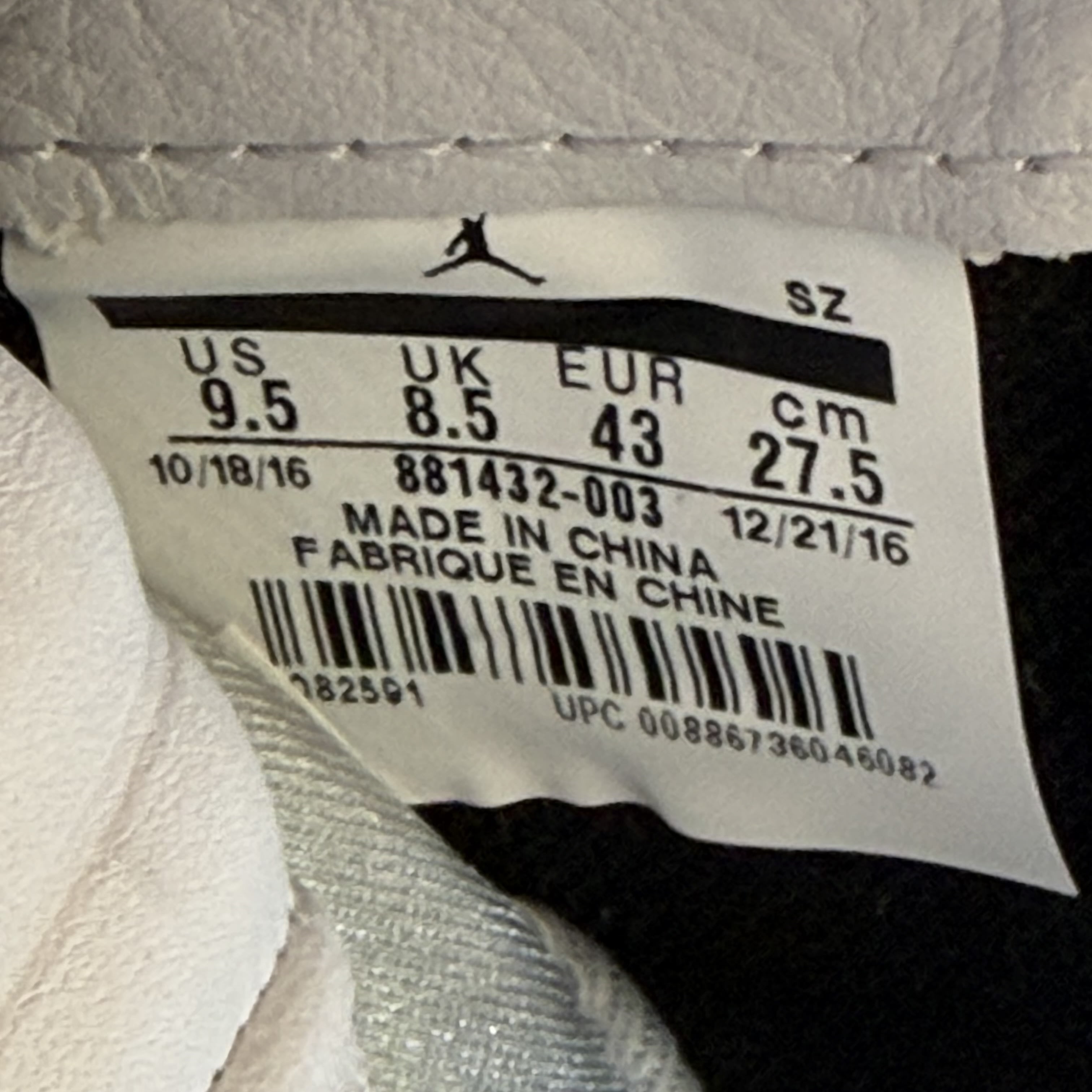 SP6943 Jordan 5 Retro Pure Platinum