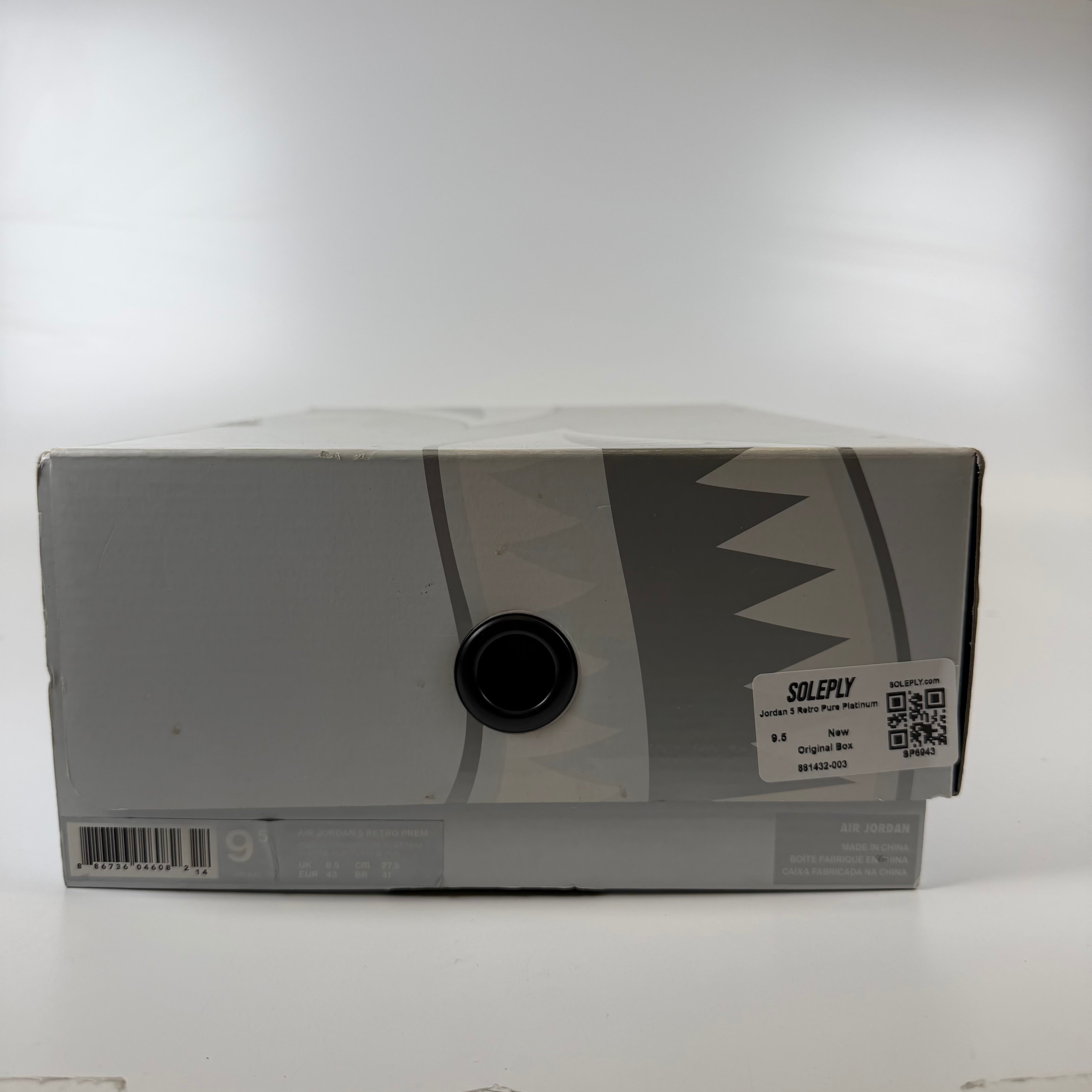 SP6943 Jordan 5 Retro Pure Platinum