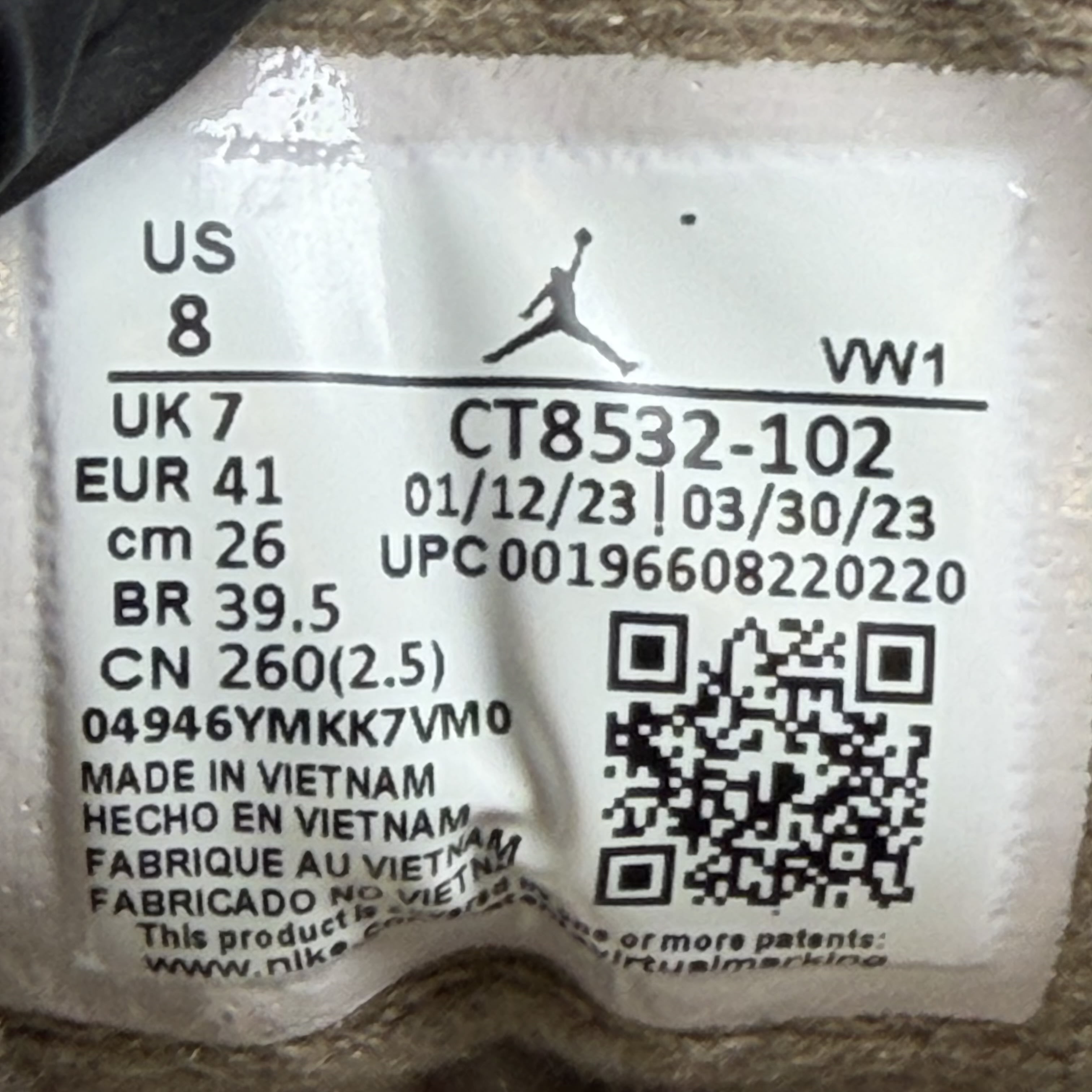 SP552 Jordan 3 Retro Palomino