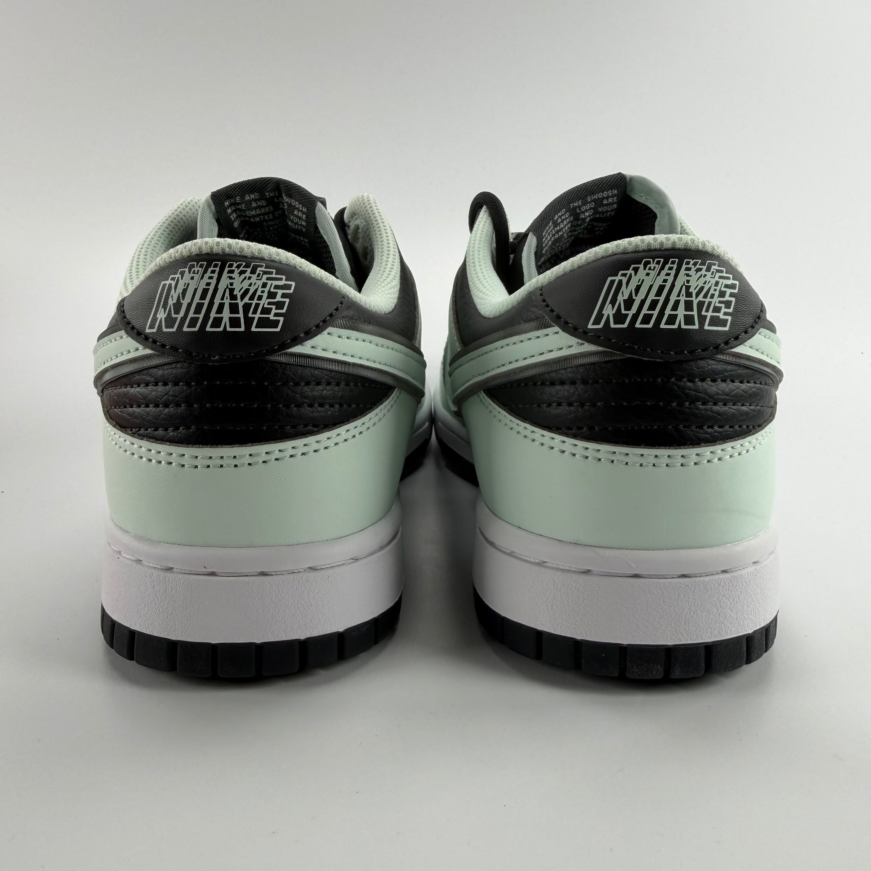 340792 Nike Dunk Low Dark Smoke Grey Barely Green