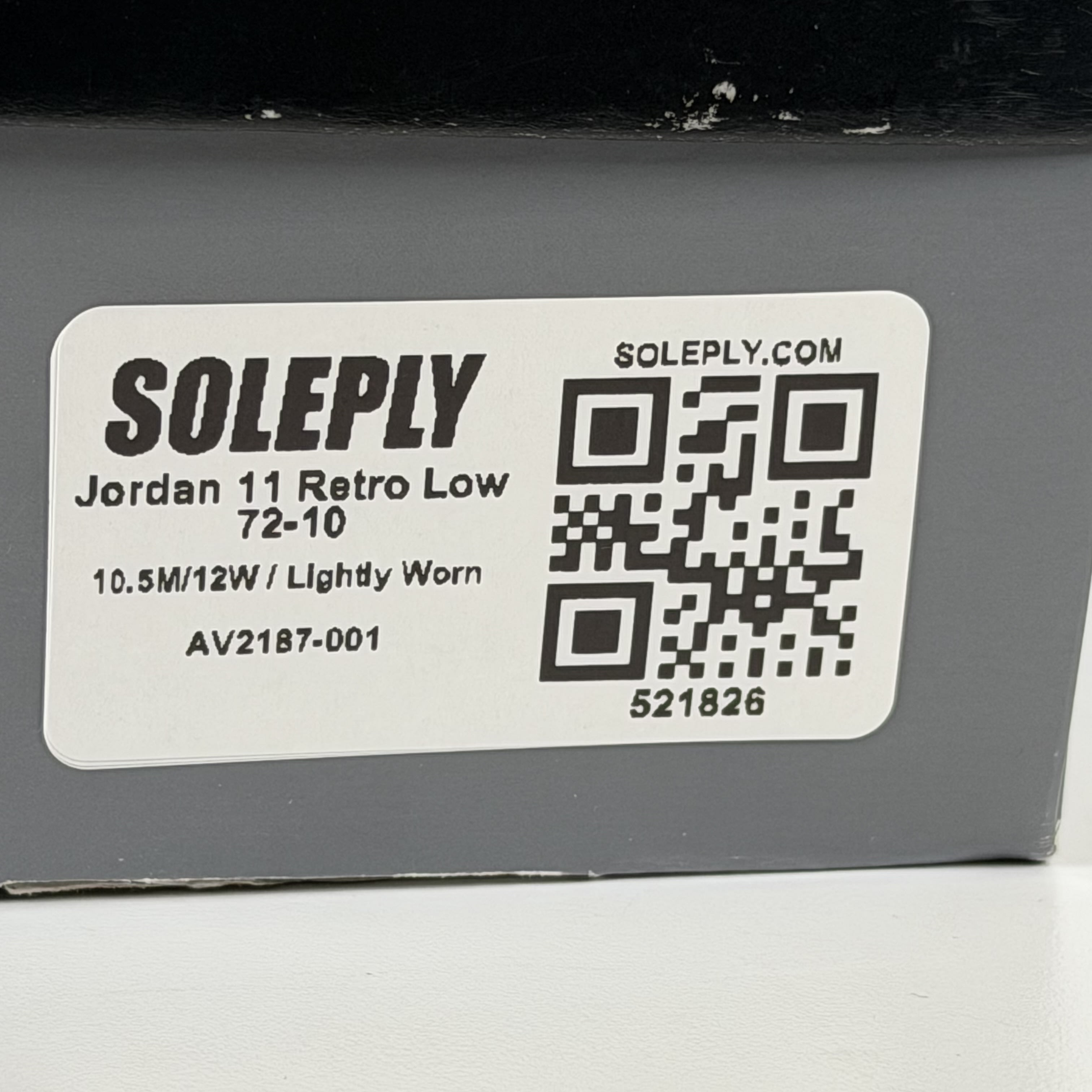 521826 Jordan 11 Retro Low 72-10