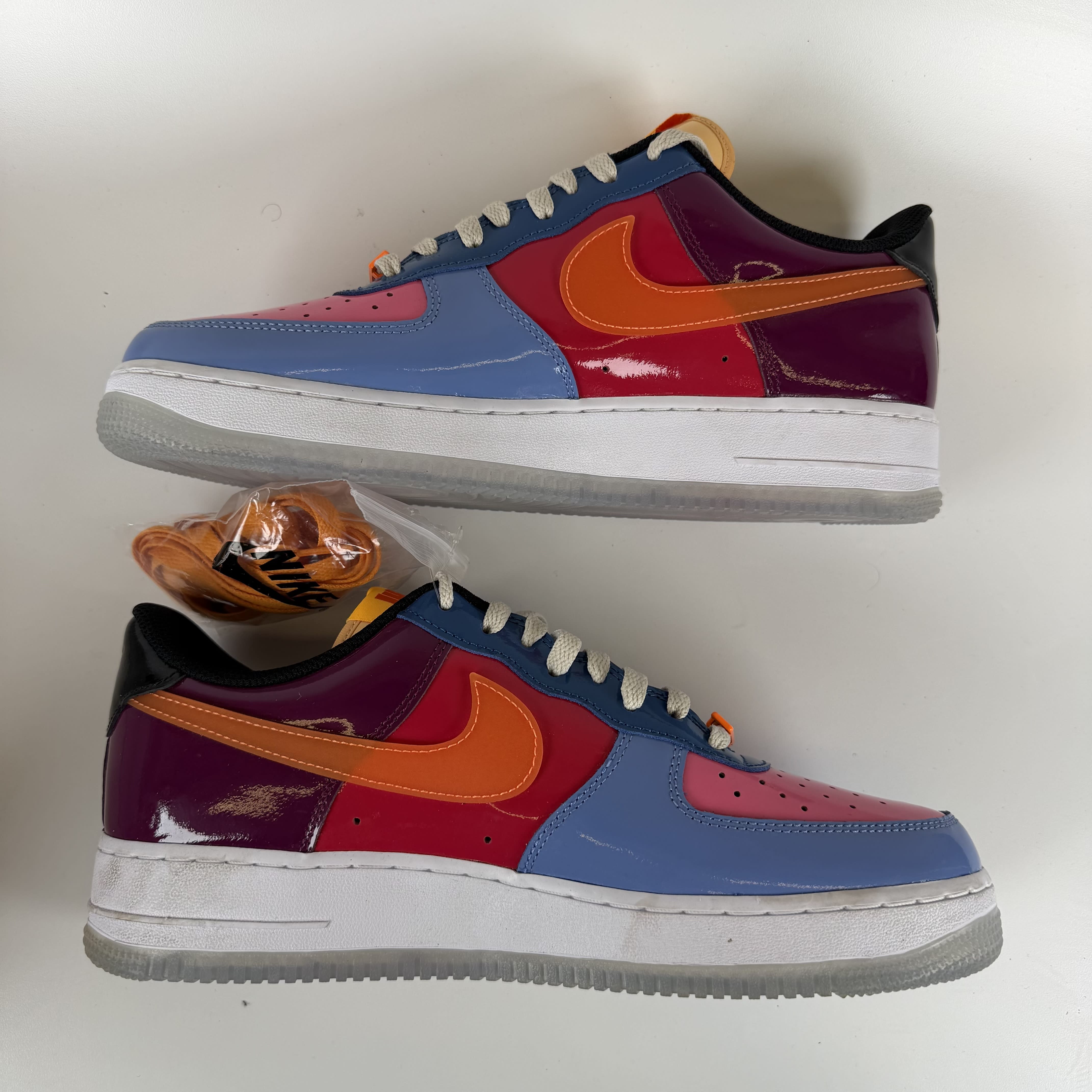SP6778 Nike Air Force 1 Low SP Undefeated Multi-Patent Total Orange