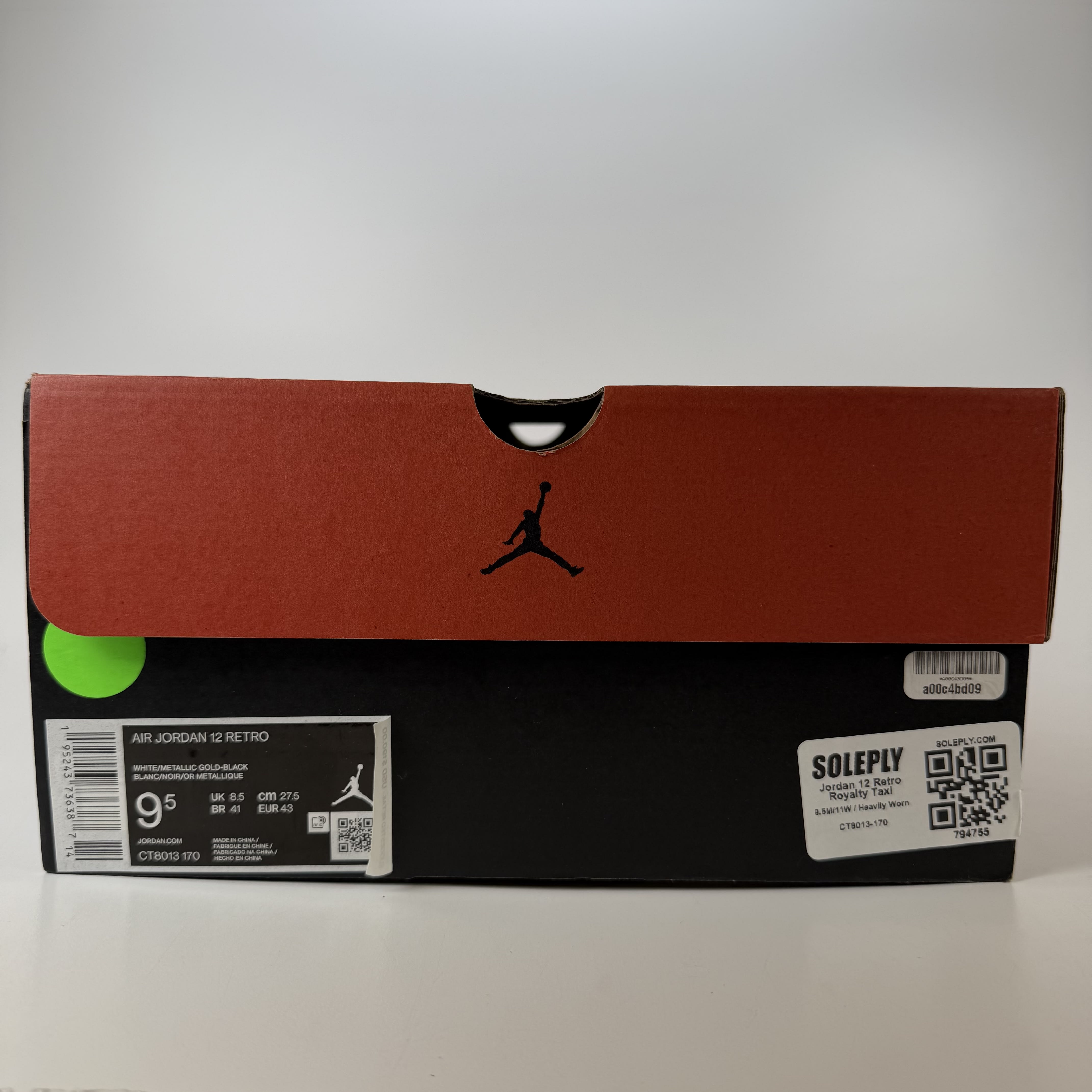 794755 Jordan 12 Retro Royalty Taxi