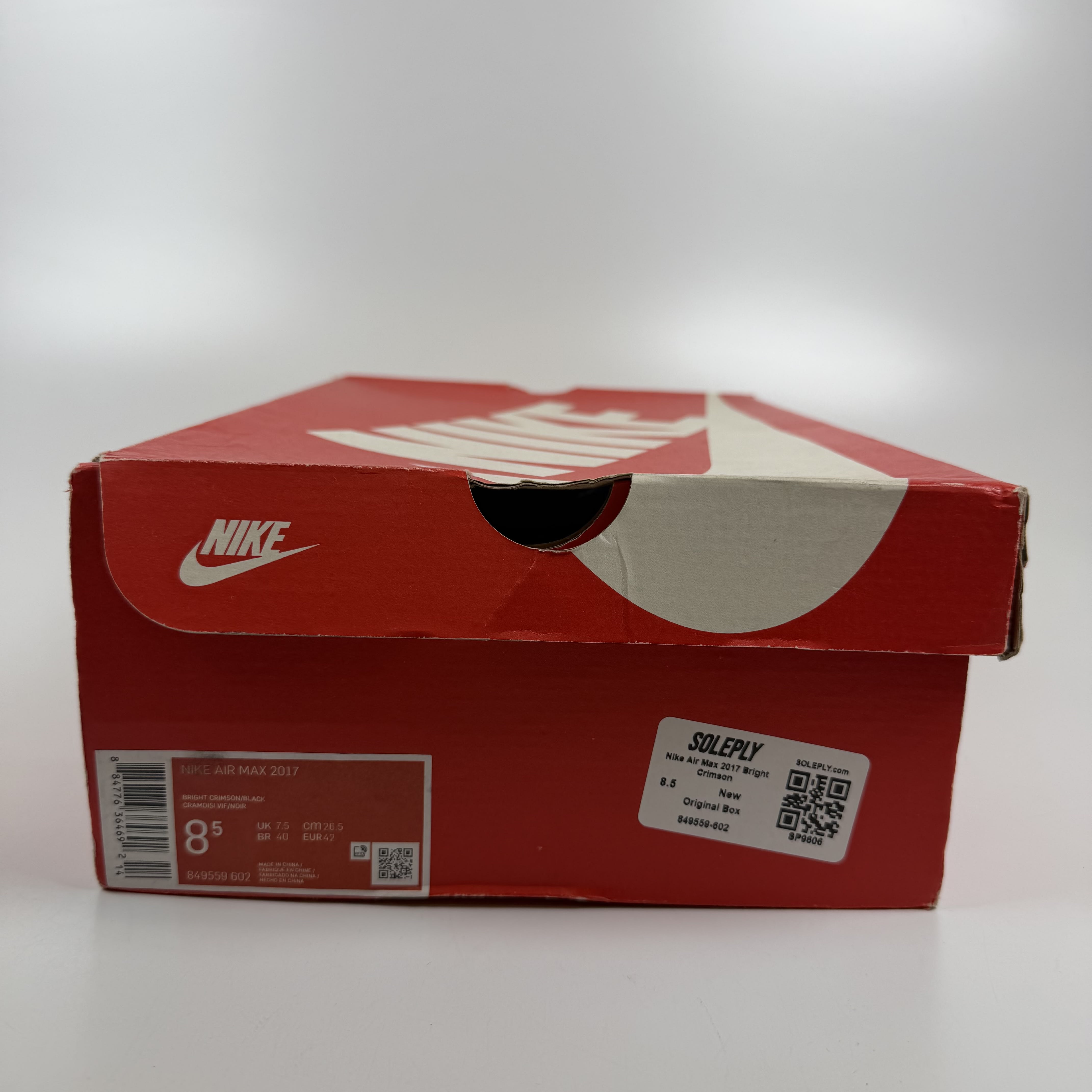 SP9606 Nike Air Max 2017 Bright Crimson
