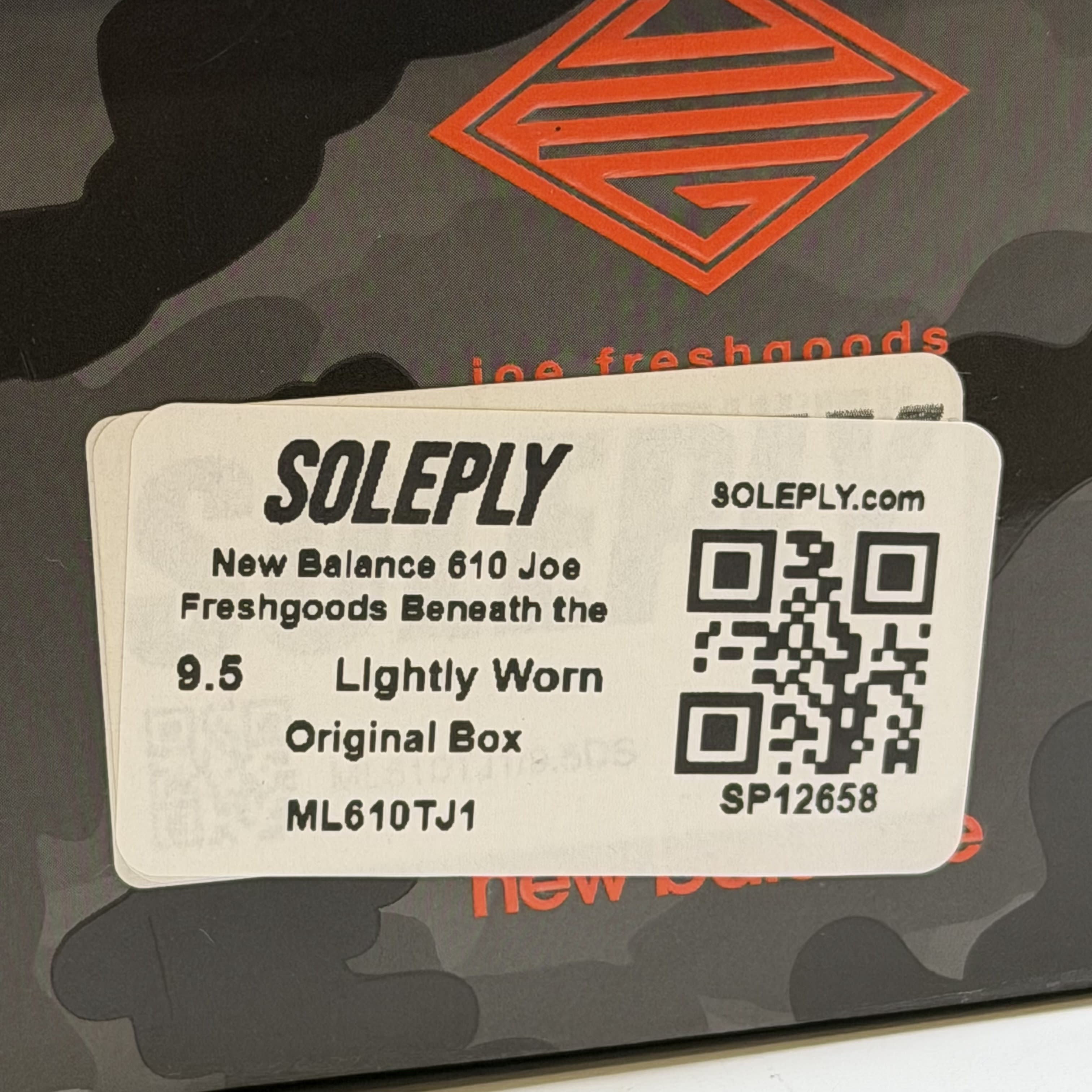 SP12658 New Balance 610 Joe Freshgoods Beneath the Surface Lil' Desert