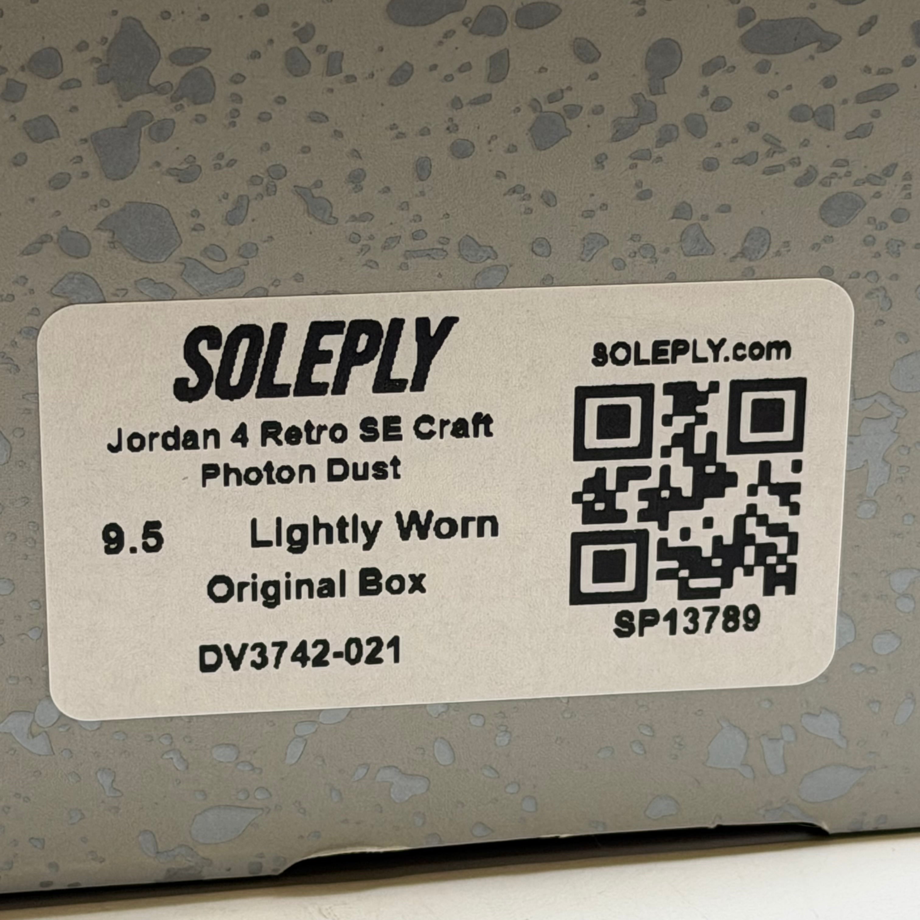 SP13789 Jordan 4 Retro SE Craft Photon Dust