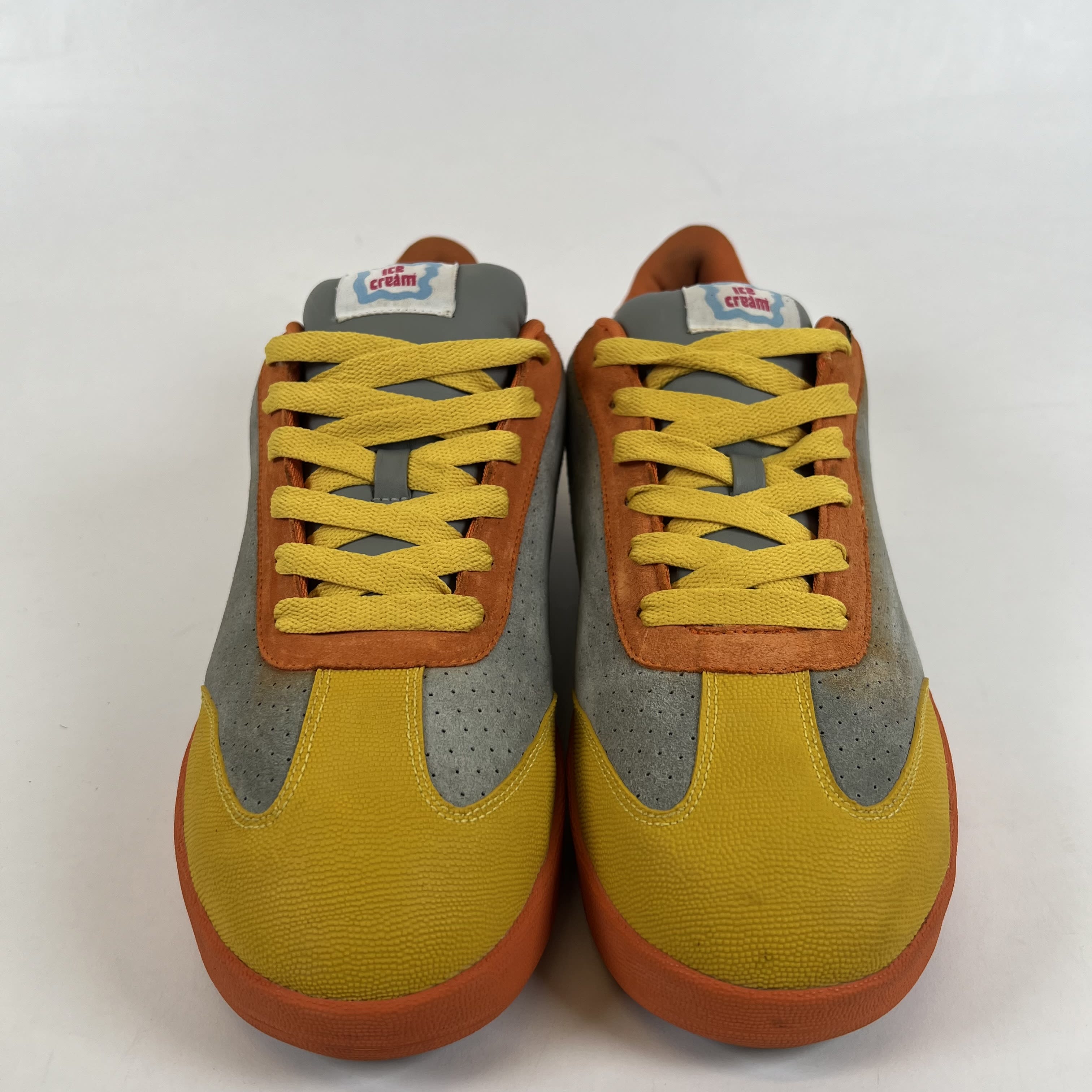 SP12666 BBC Ice Cream x Pharrell x Reebok Board Flip 'Platinum Yellow Orange'