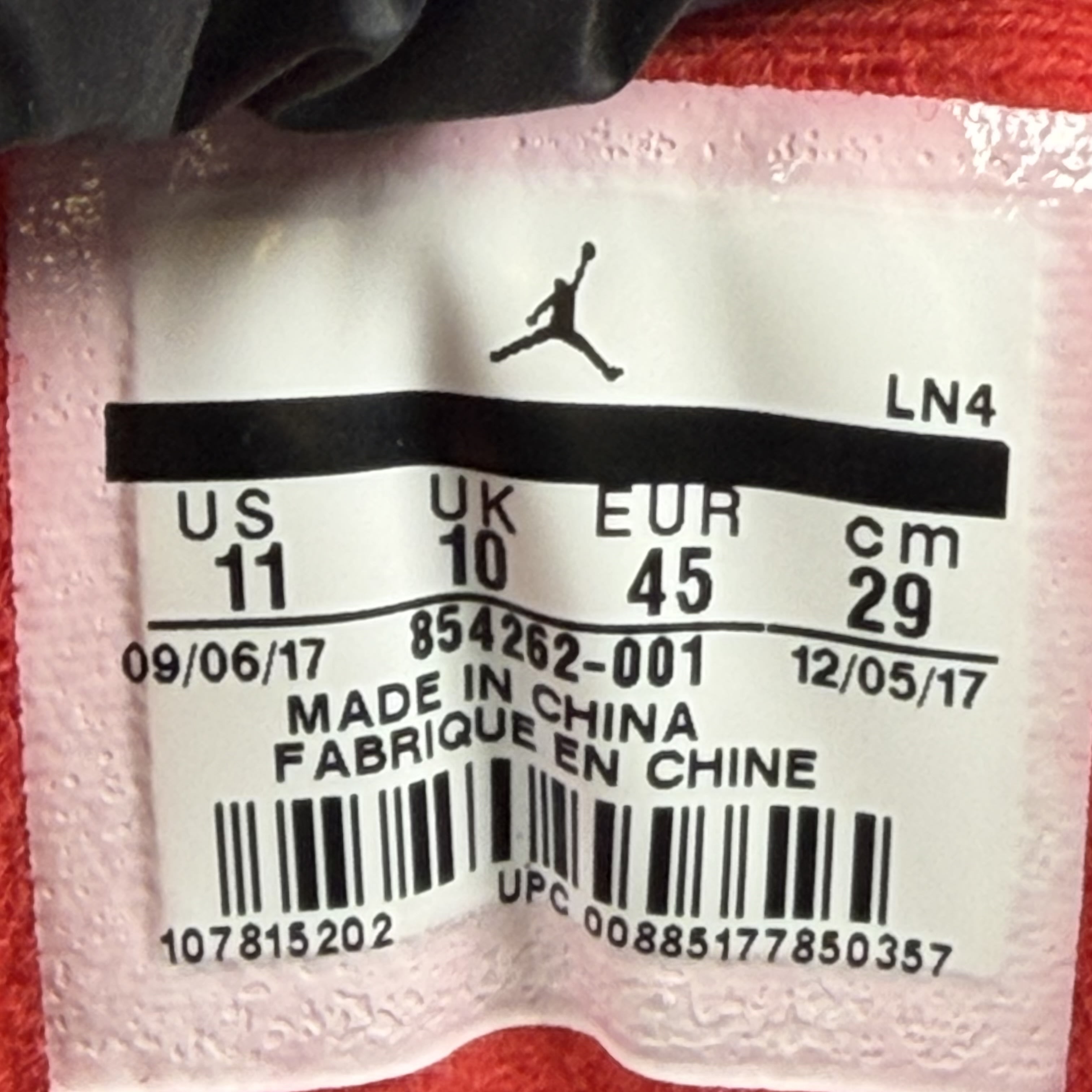 SP603 Jordan 3 Retro Black Cement (2018)