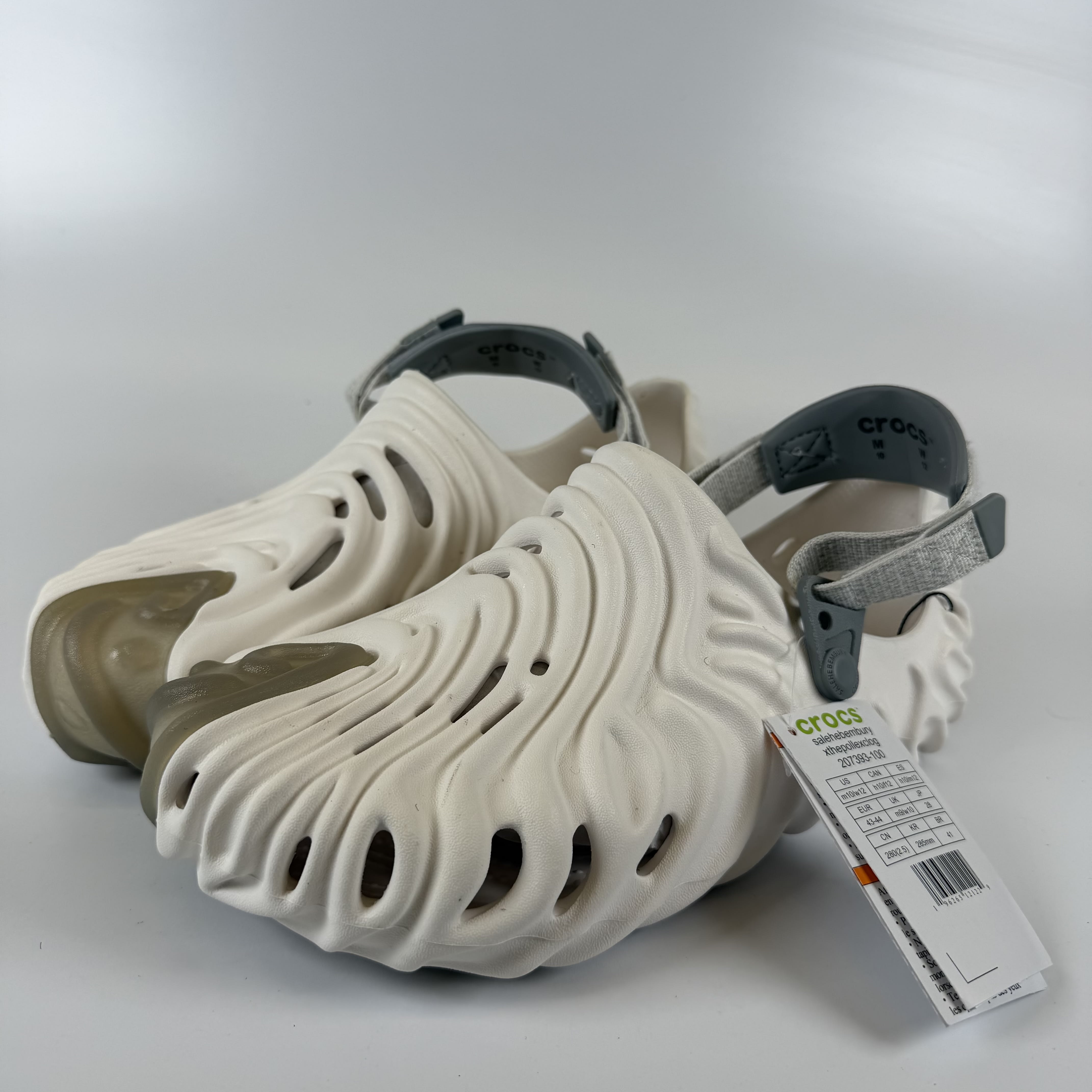 SP6081 Crocs Pollex Clog by Salehe Bembury Spackle Almost White (Friends and Family)