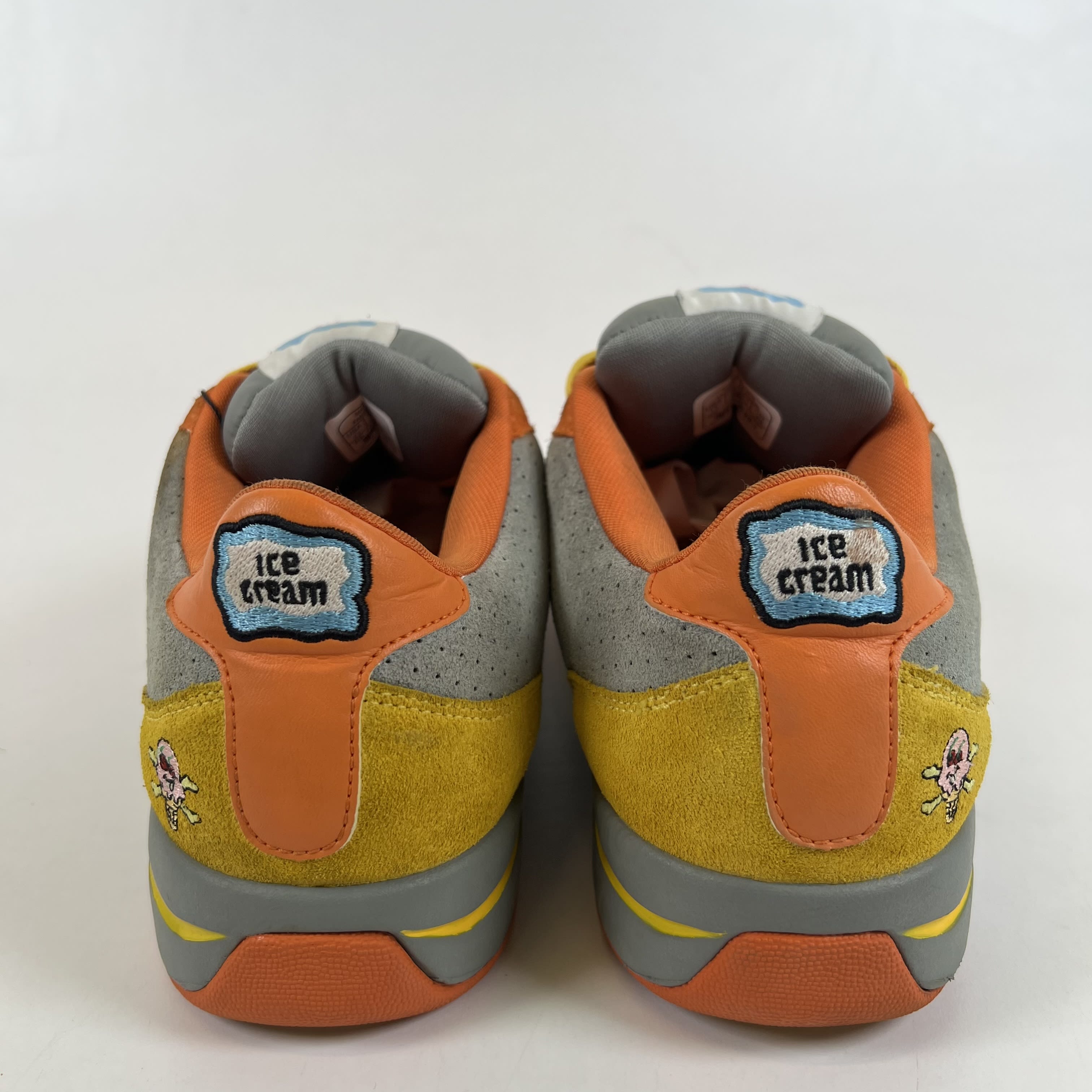 SP12666 BBC Ice Cream x Pharrell x Reebok Board Flip 'Platinum Yellow Orange'