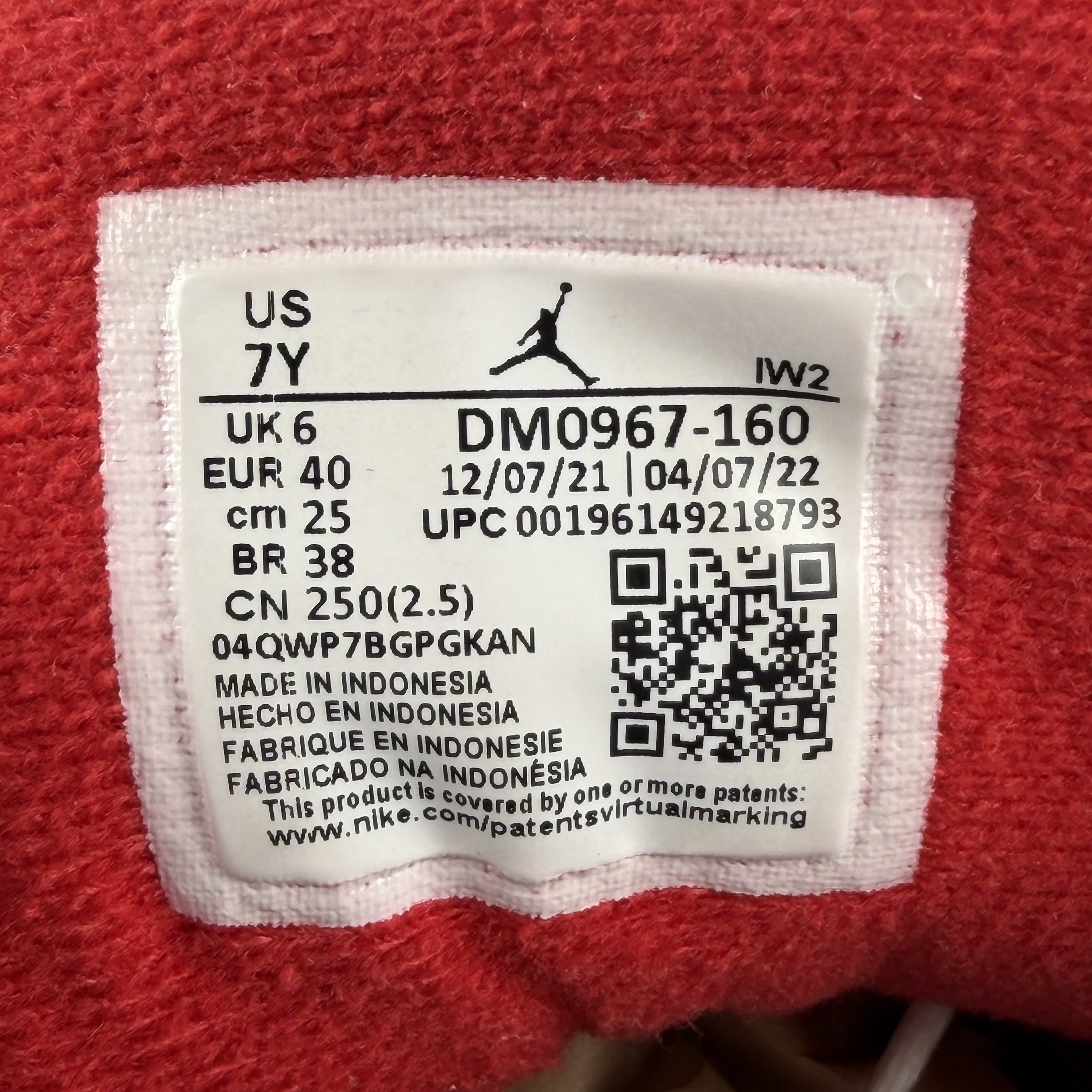 625949 Jordan 3 Retro Fire Red (2022) (GS)