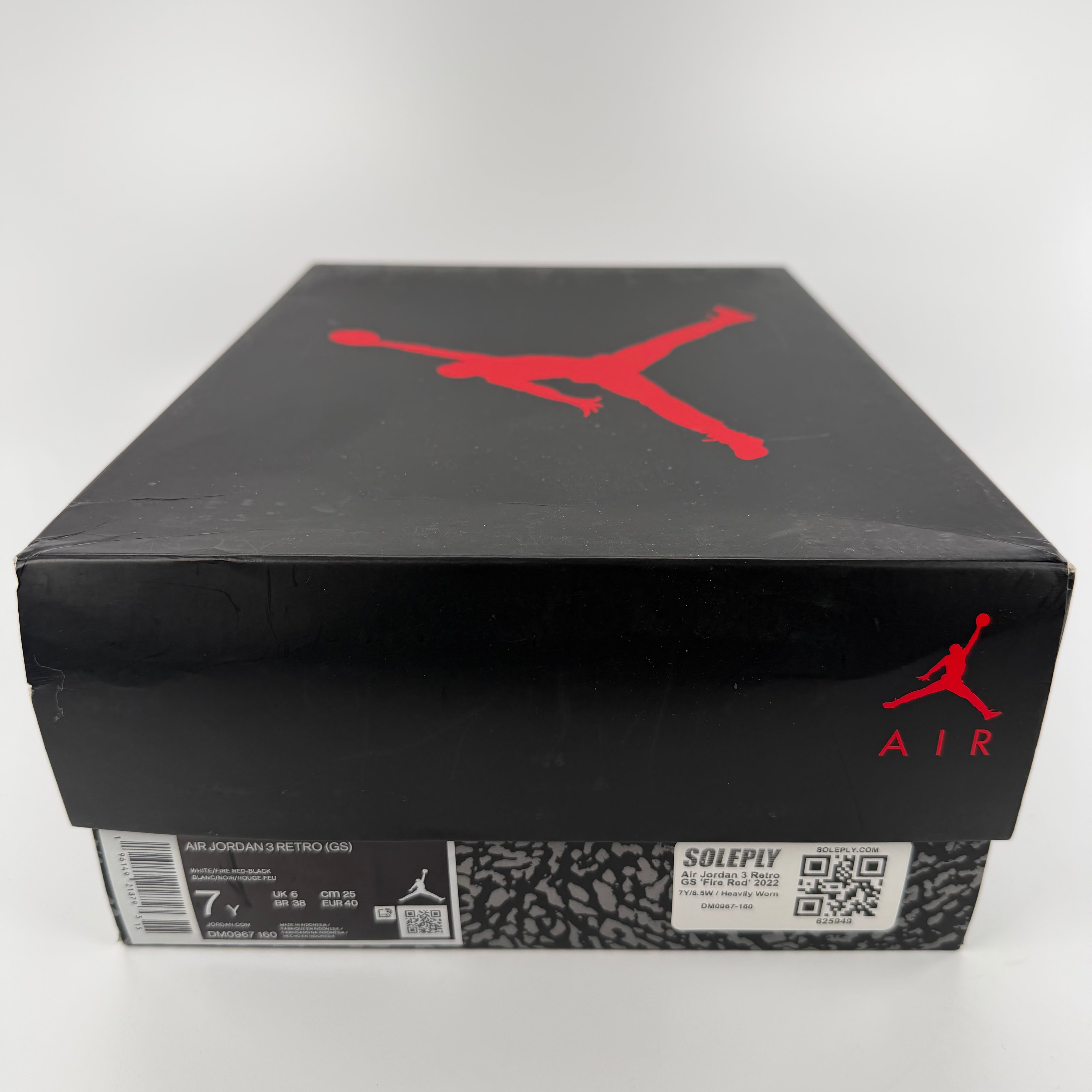 625949 Jordan 3 Retro Fire Red (2022) (GS)