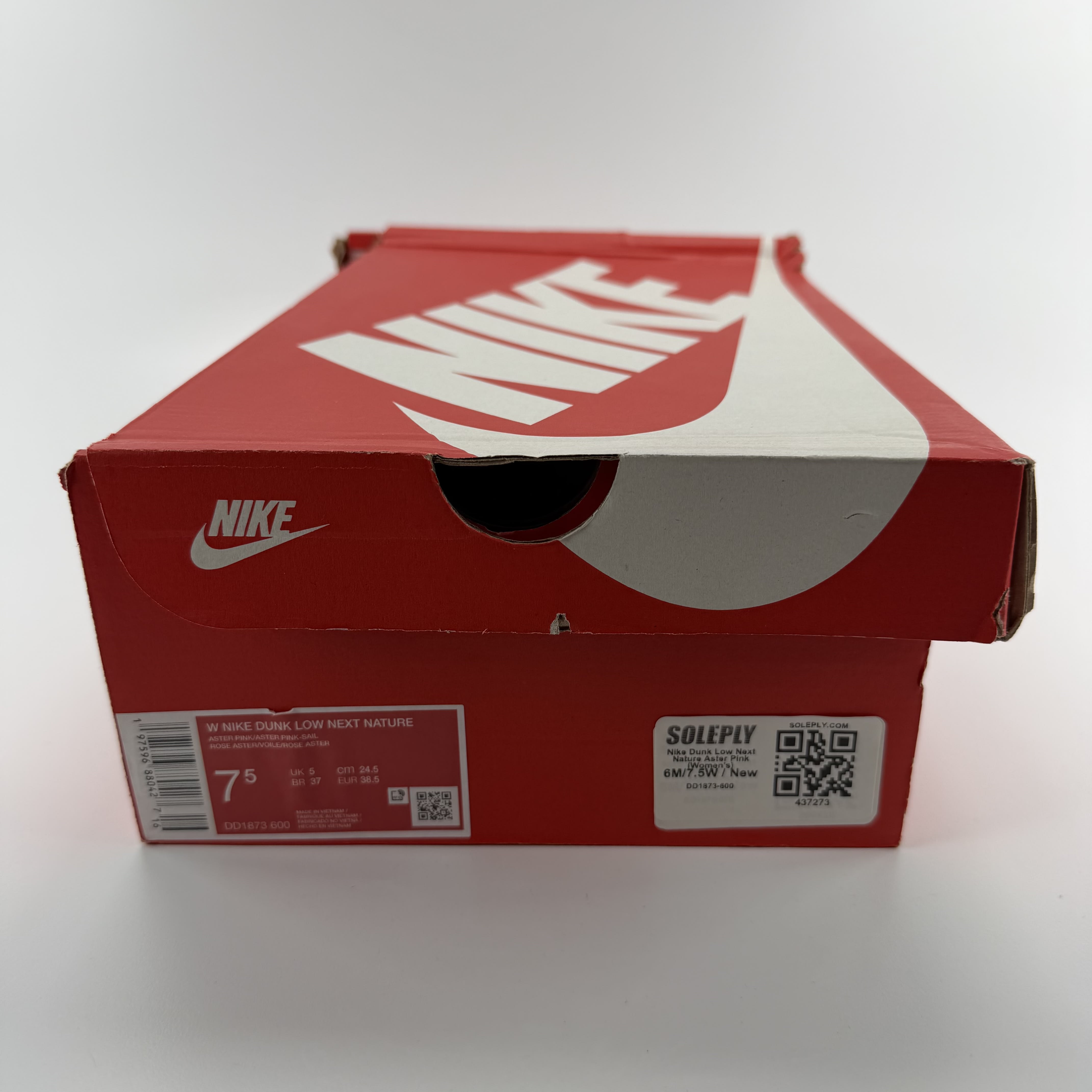 437273 Nike Dunk Low Next Nature Aster Pink (Women's)