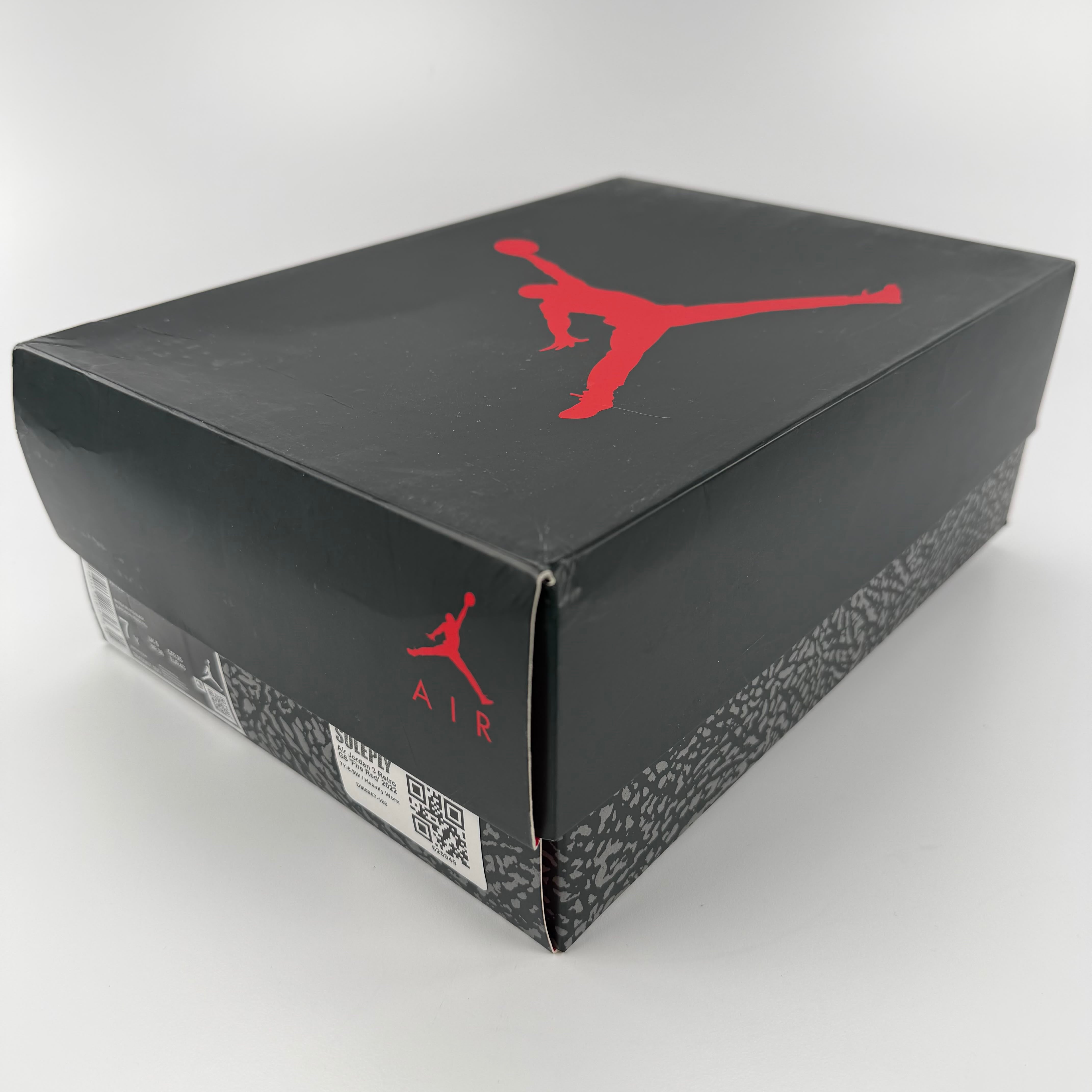 625949 Jordan 3 Retro Fire Red (2022) (GS)