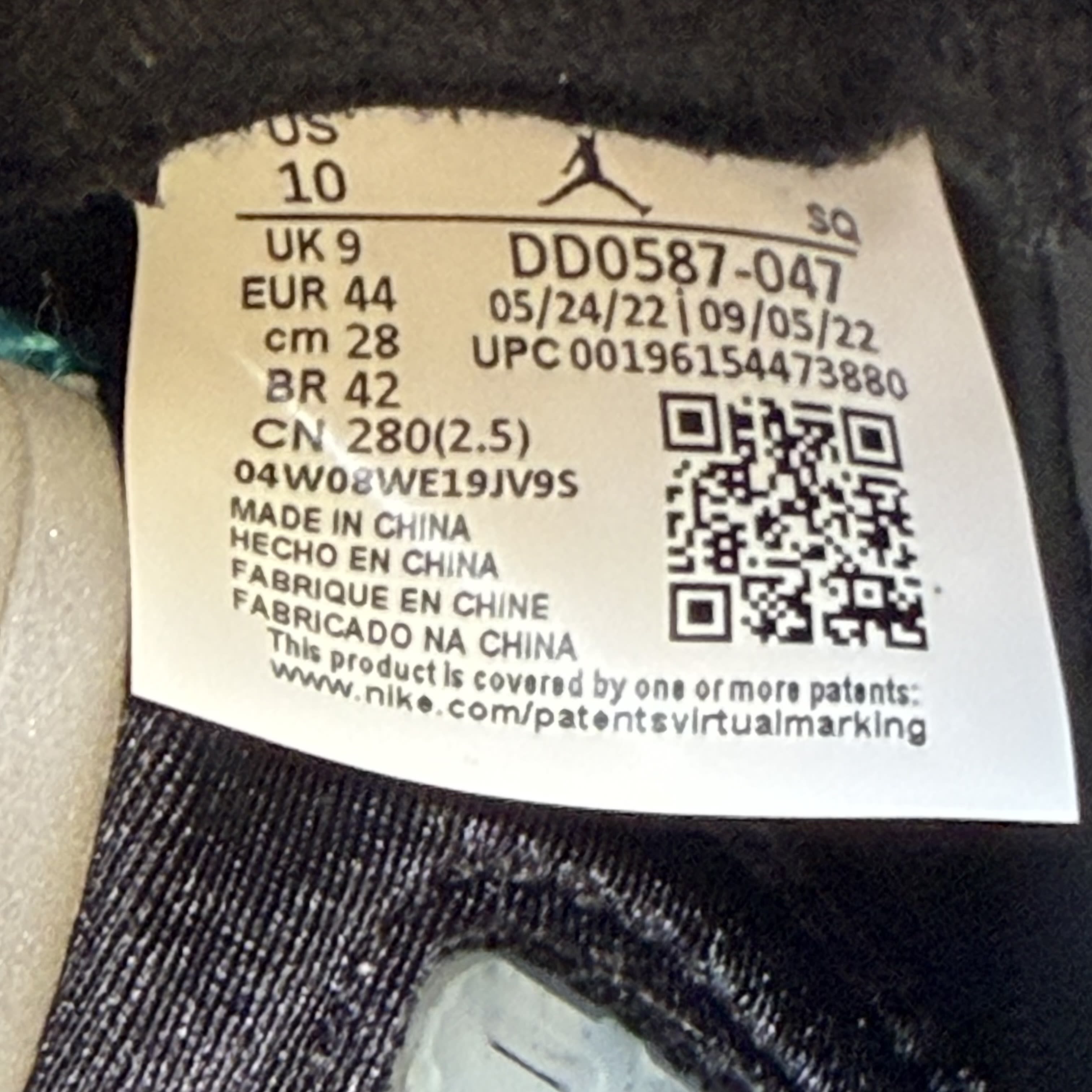 SP6463 Jordan 5 Retro Aqua