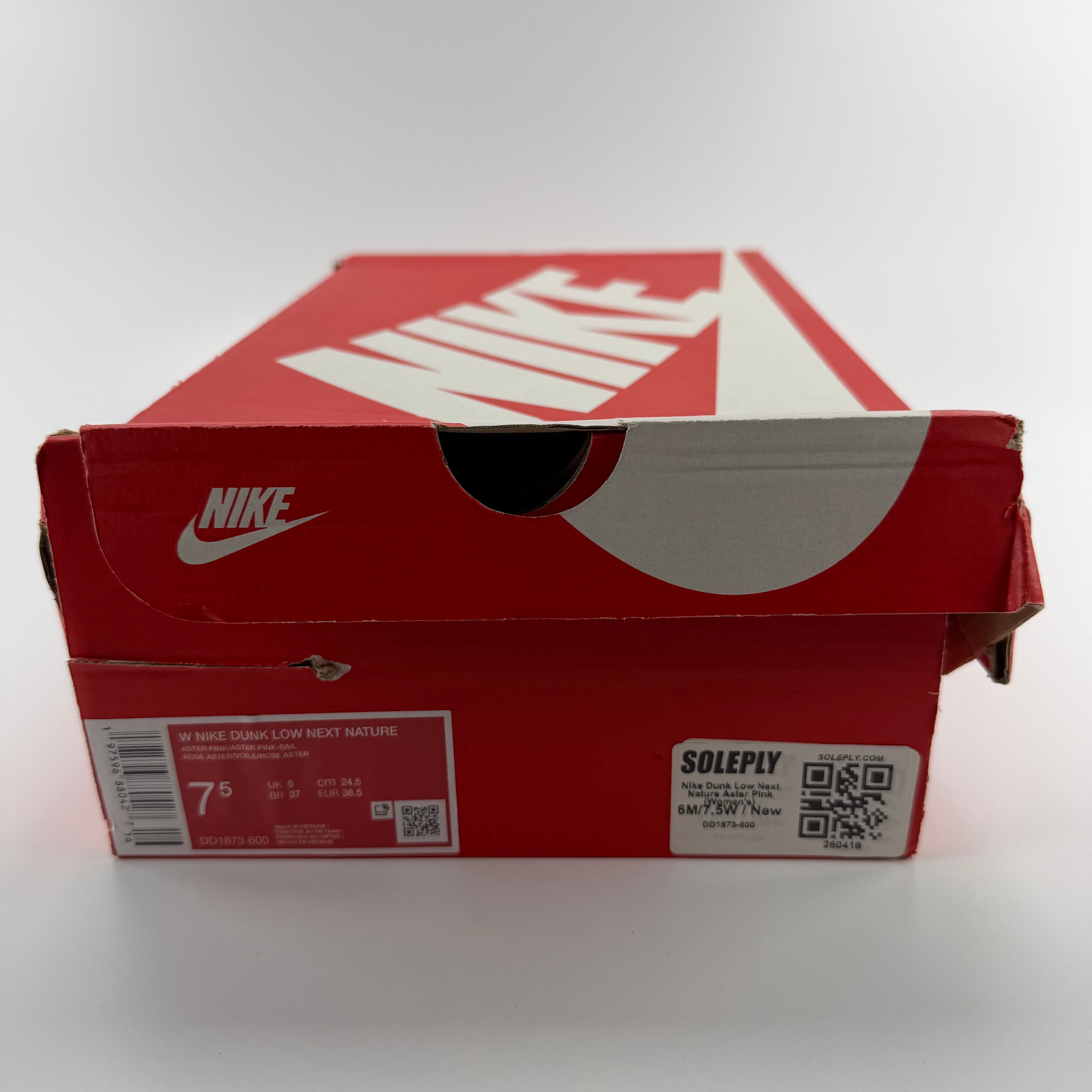 260419 Nike Dunk Low Next Nature Aster Pink (Women's)