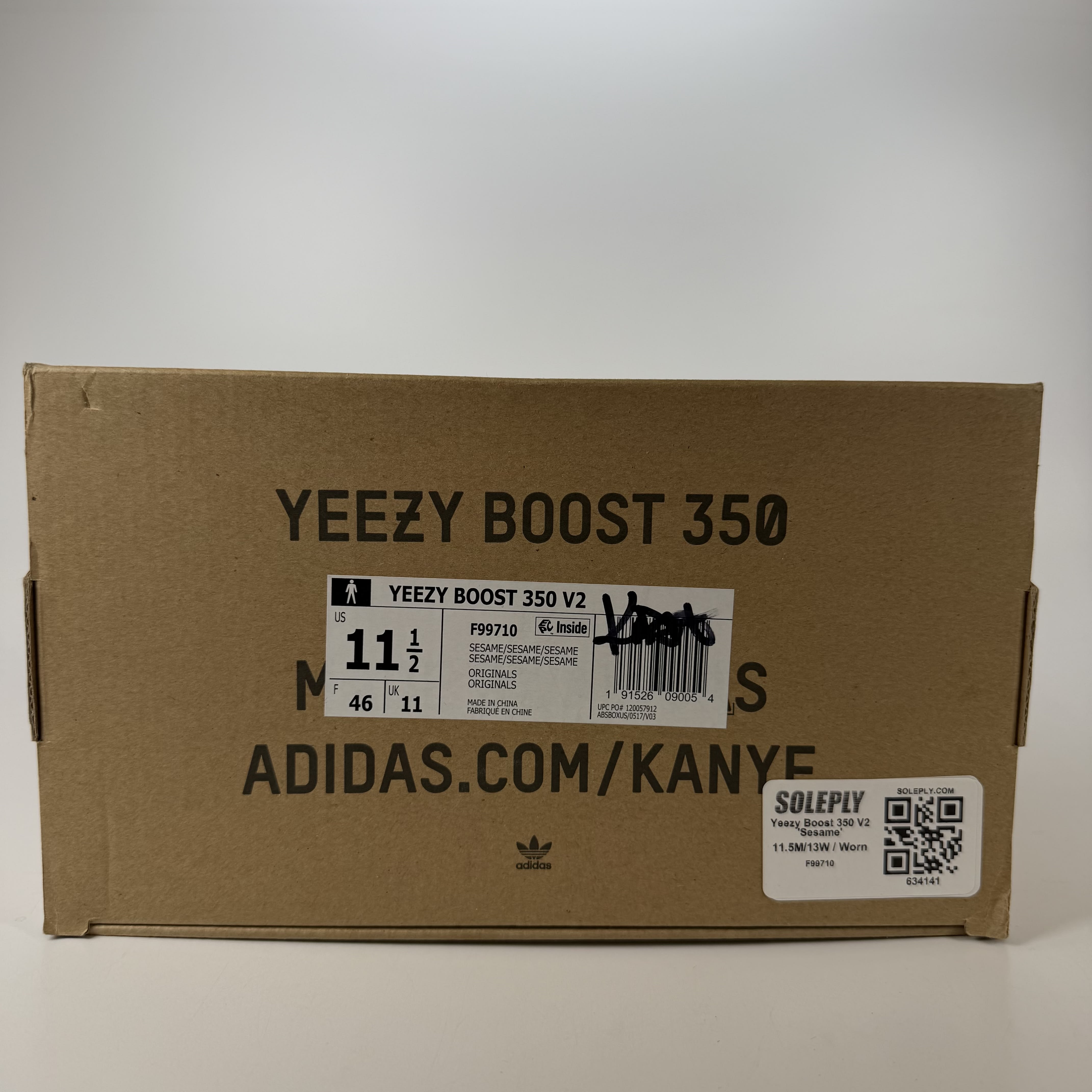 634141 adidas Yeezy Boost 350 V2 Sesame