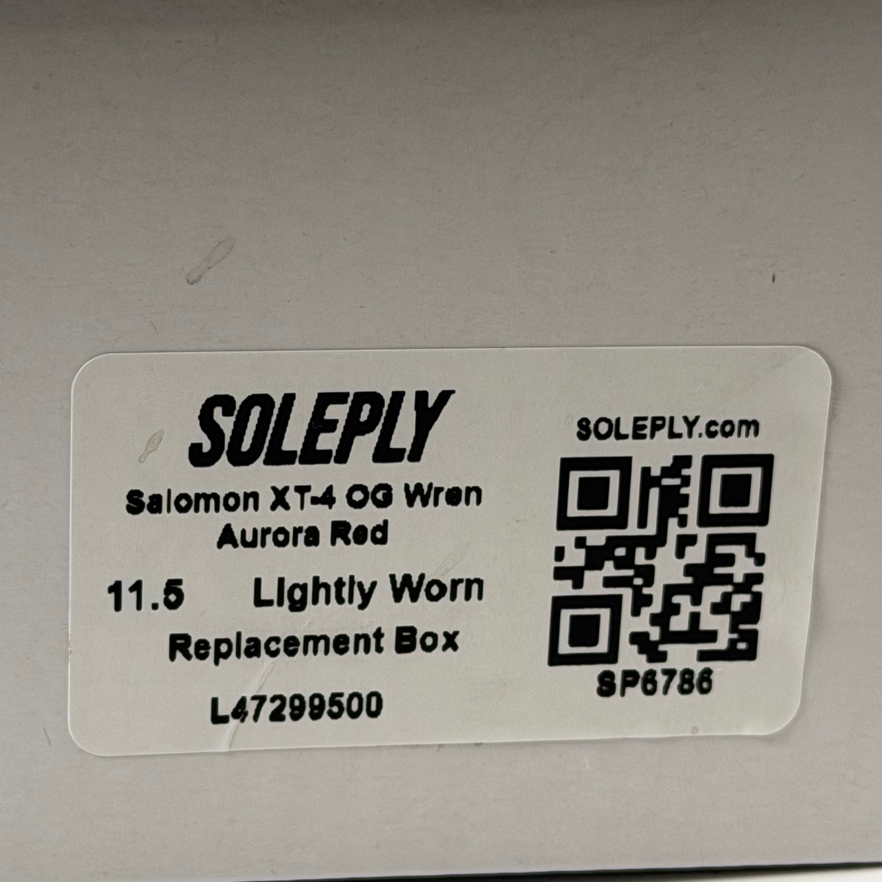 SP6786 Salomon XT-4 OG Wren Aurora Red