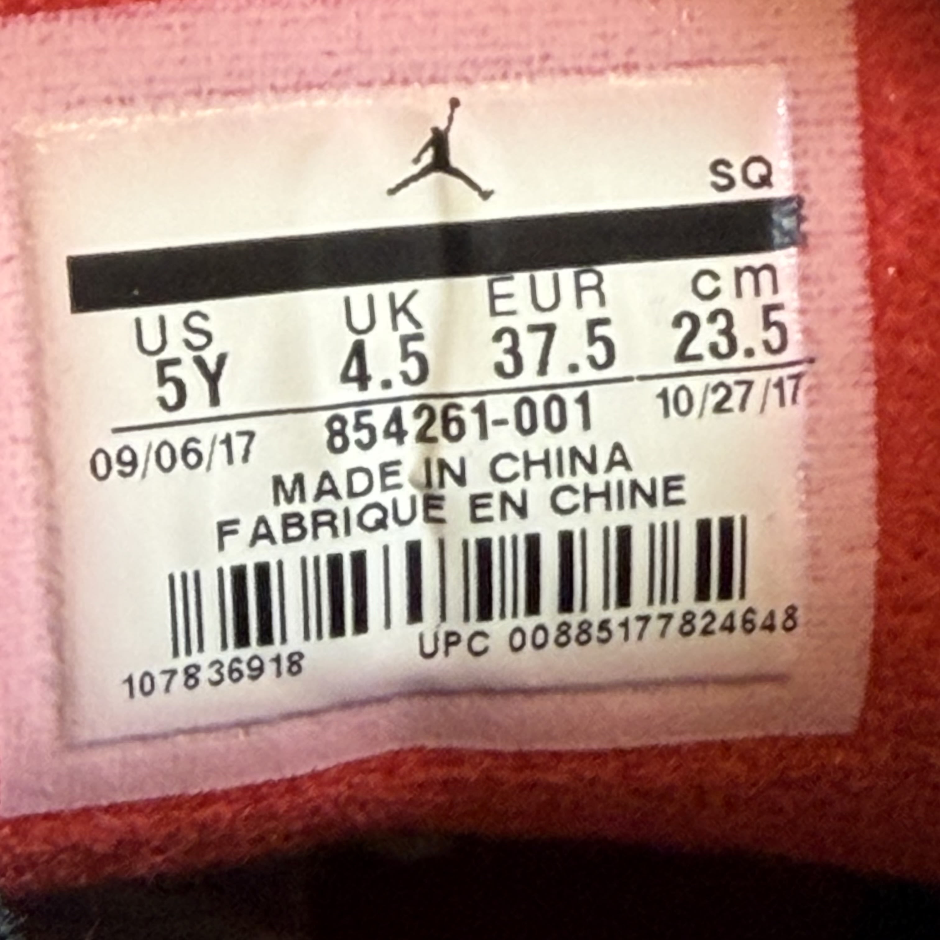 SP6977 Jordan 3 Retro Black Cement (2018) (GS)
