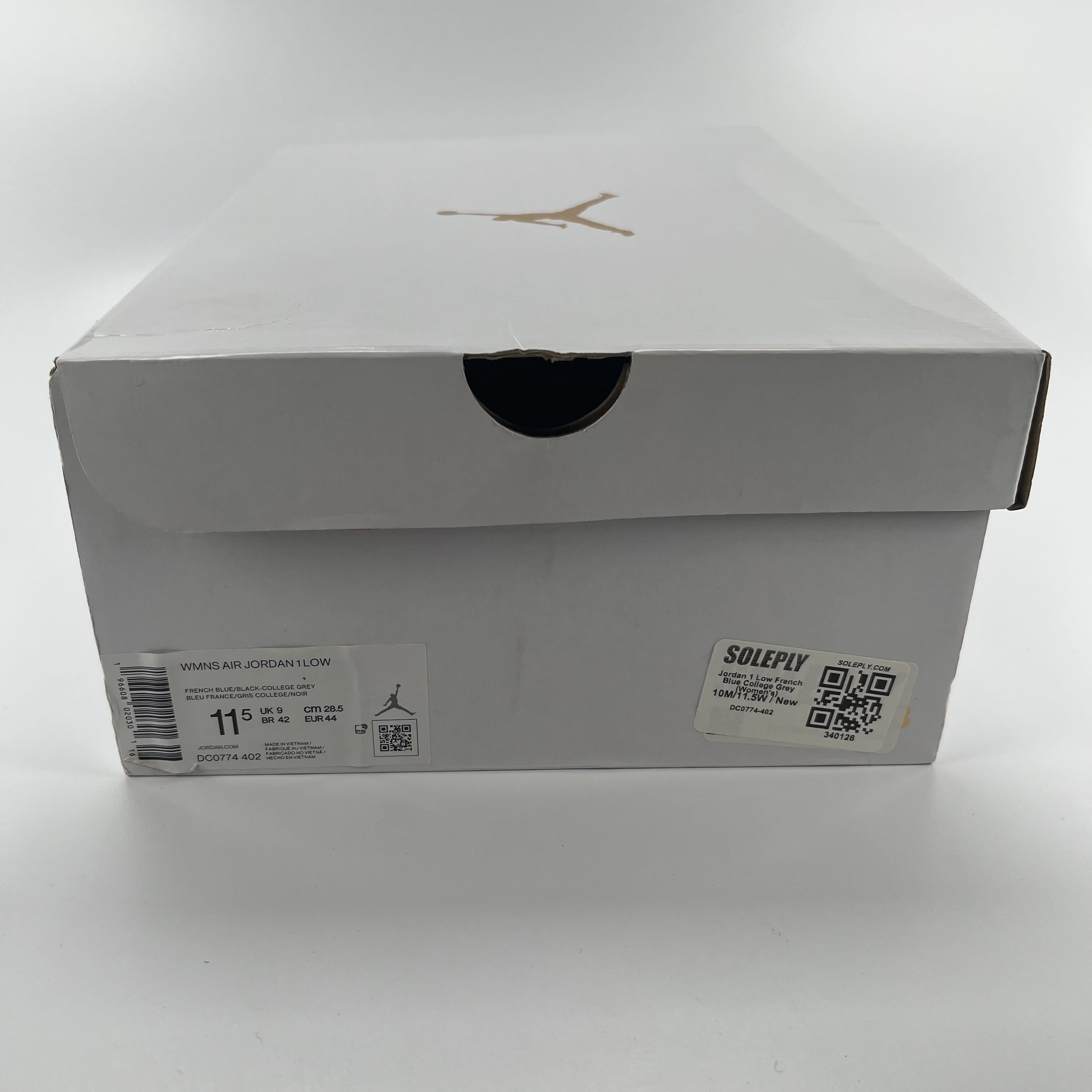 340126 Jordan 1 Low French Blue College Grey (Women's)