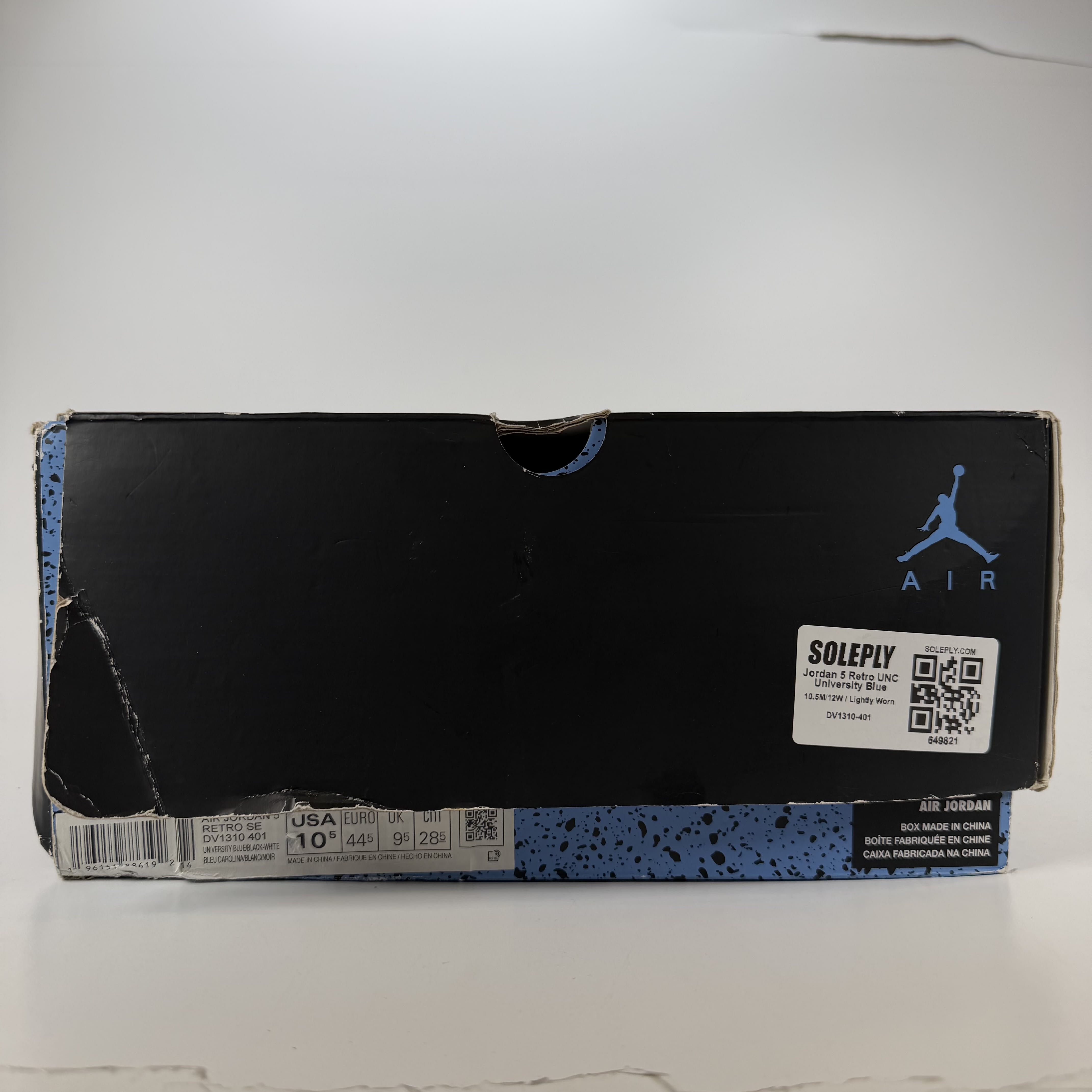 649821 Jordan 5 Retro UNC University Blue