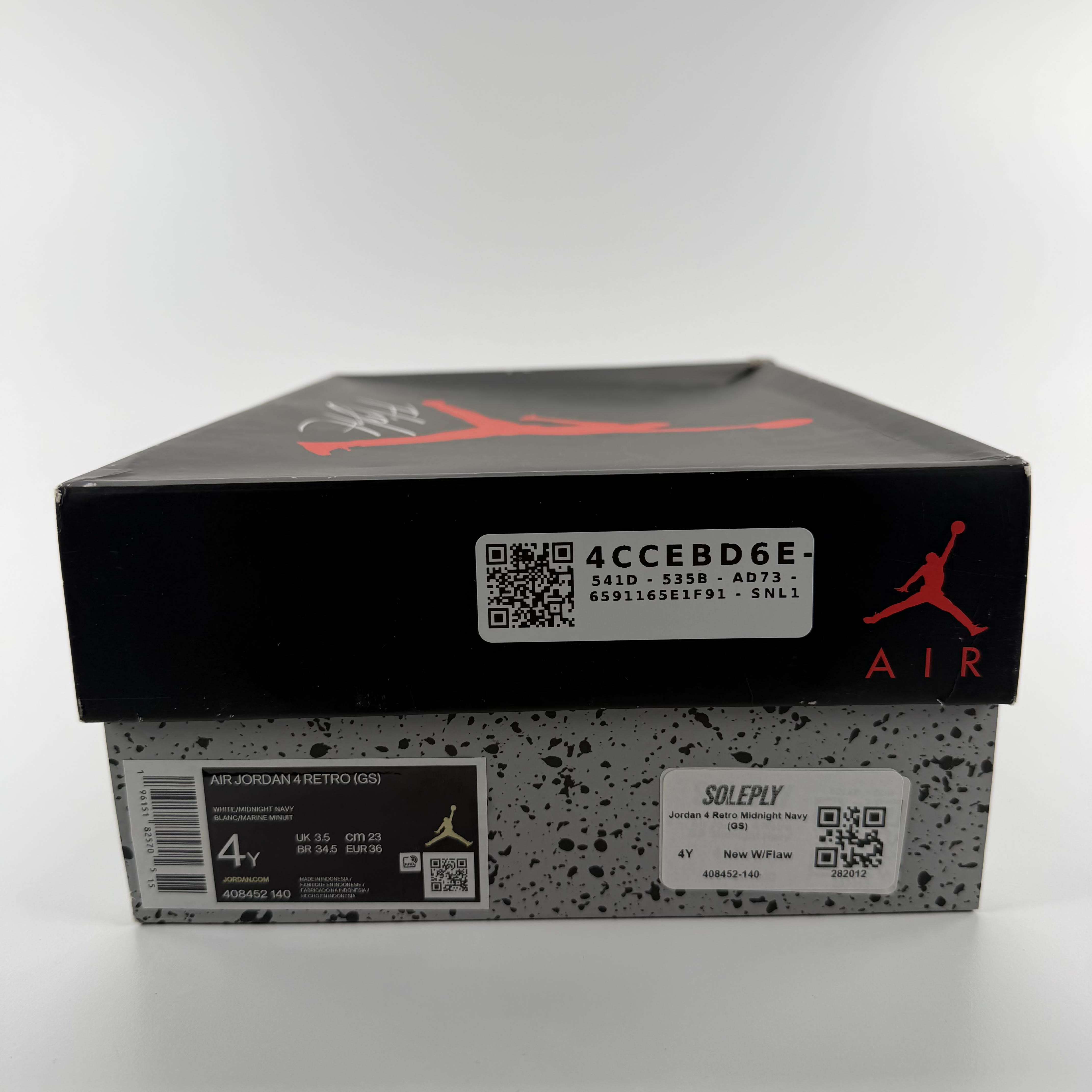 282012 Jordan 4 Retro Midnight Navy (GS)