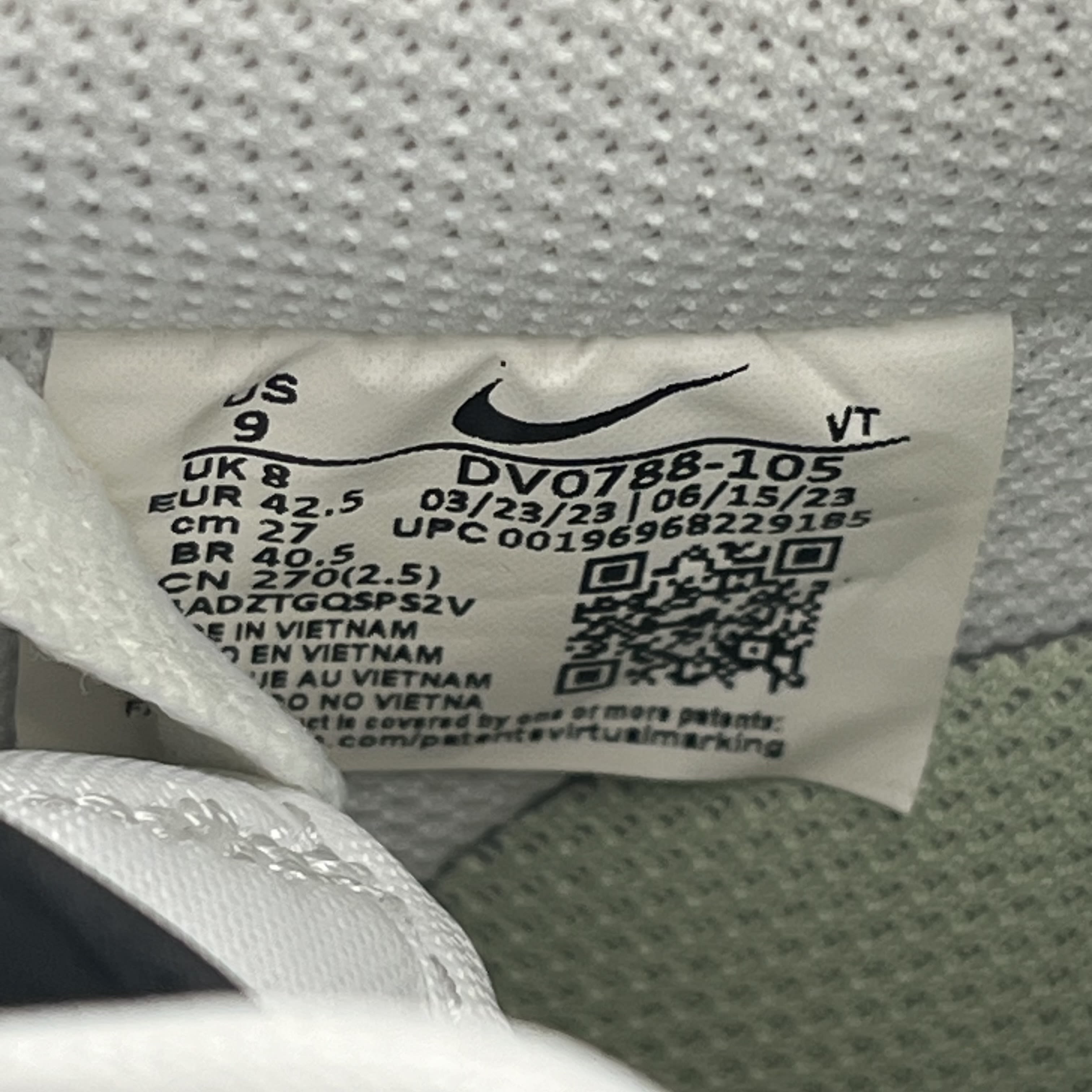 SP502 Nike Air Force 1 Low '07 White Honeydew