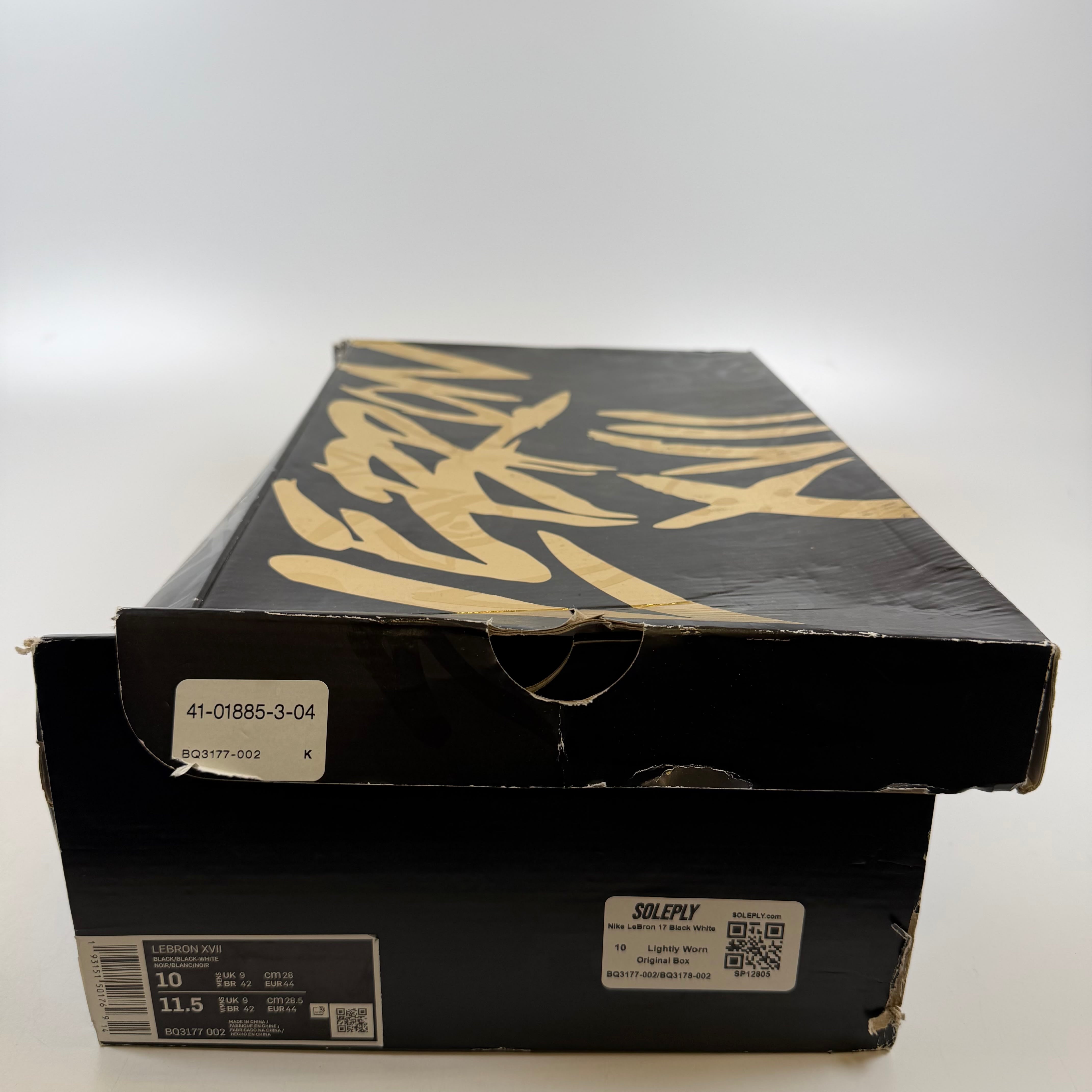 SP12805 Nike LeBron 17 Black White