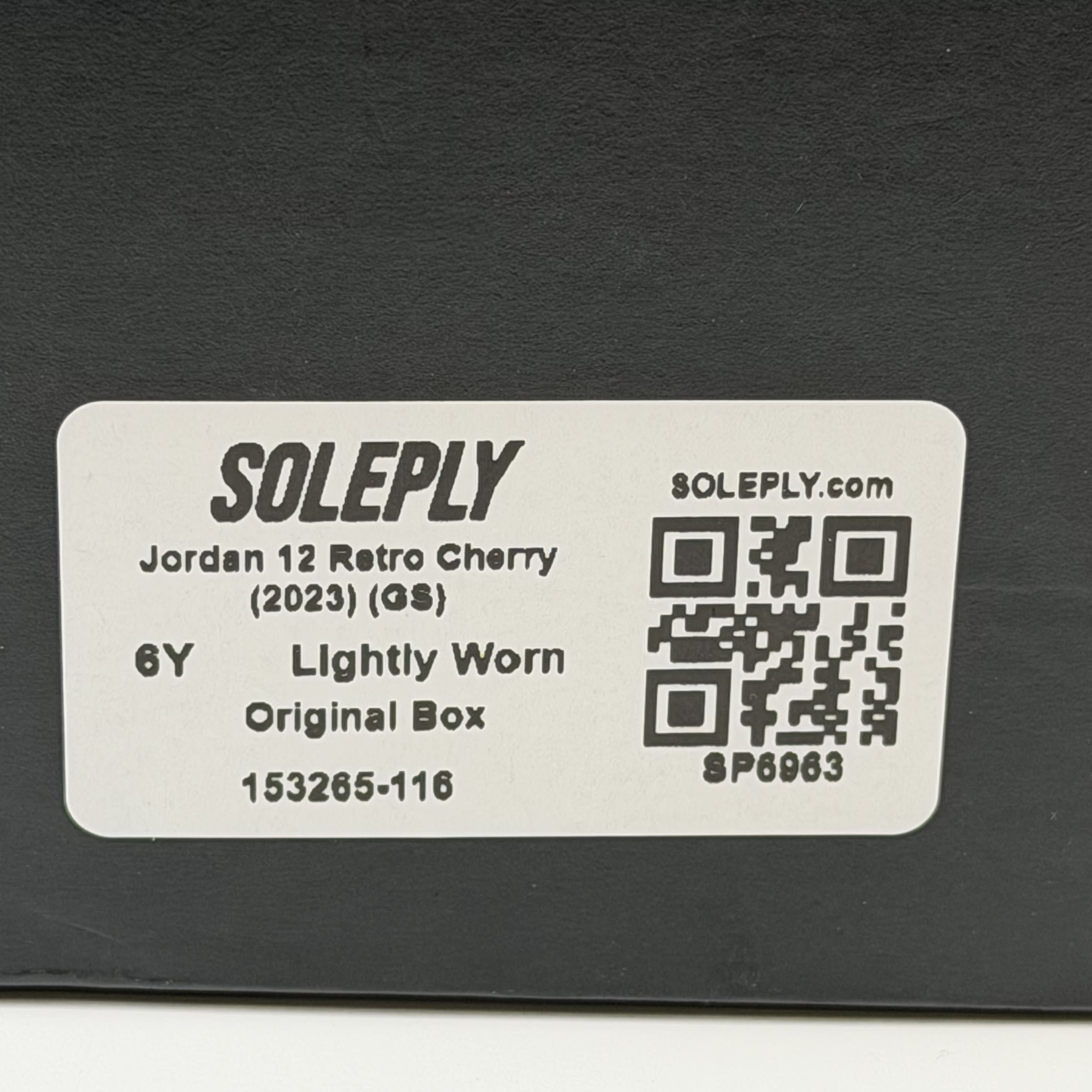 SP6963 Jordan 12 Retro Cherry (2023) (GS)