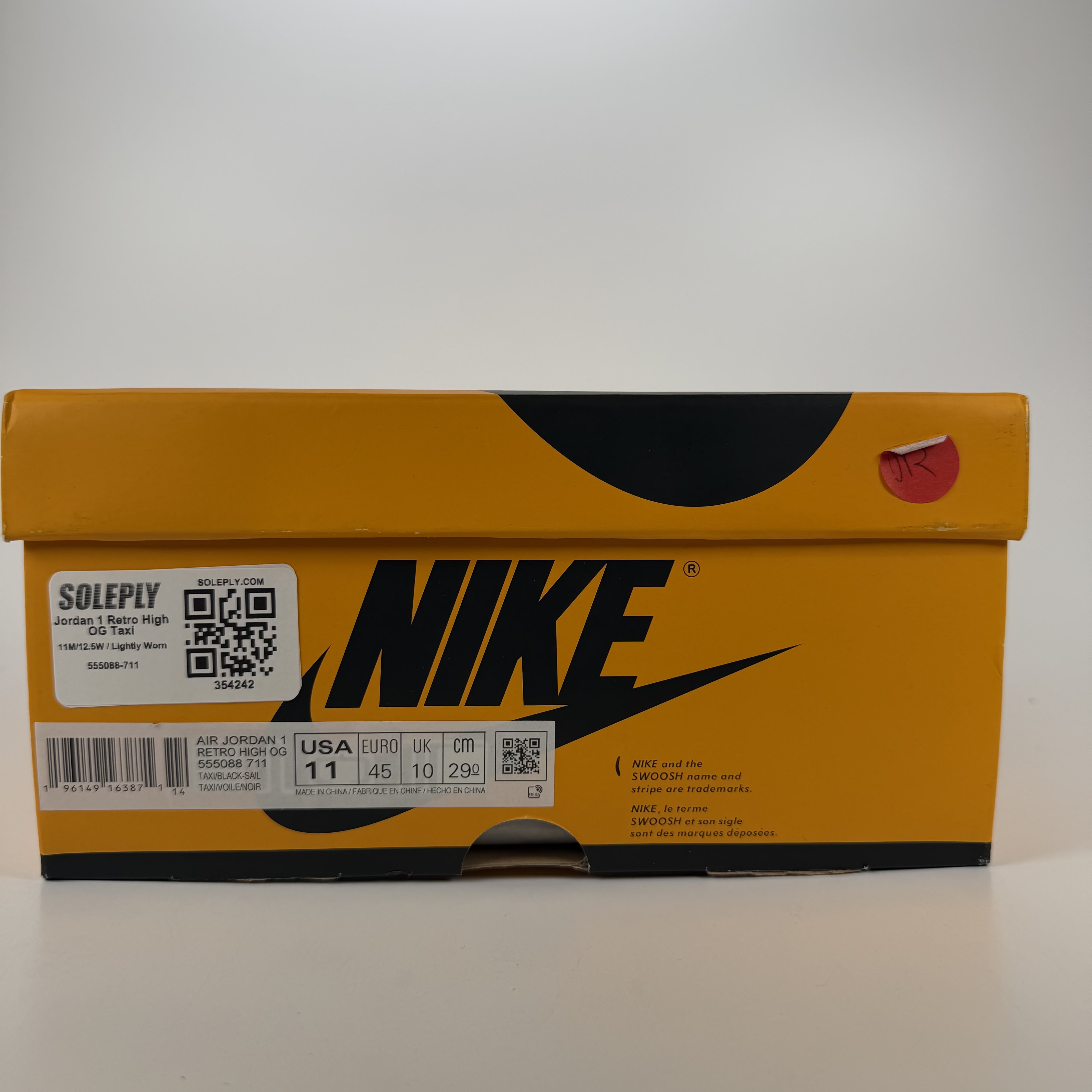 354242 Jordan 1 Retro High OG Taxi