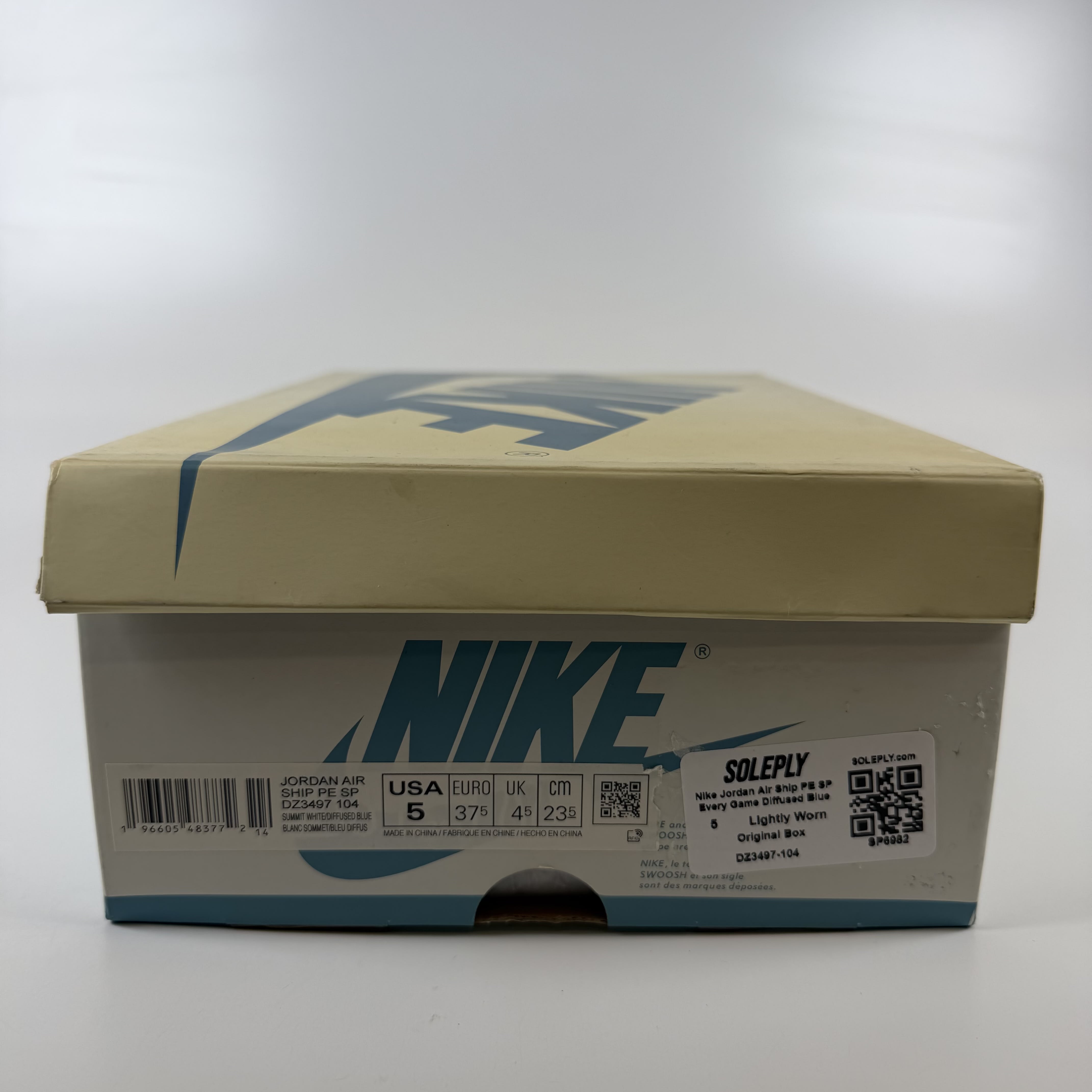 SP6982 Nike Jordan Air Ship PE SP Every Game Diffused Blue