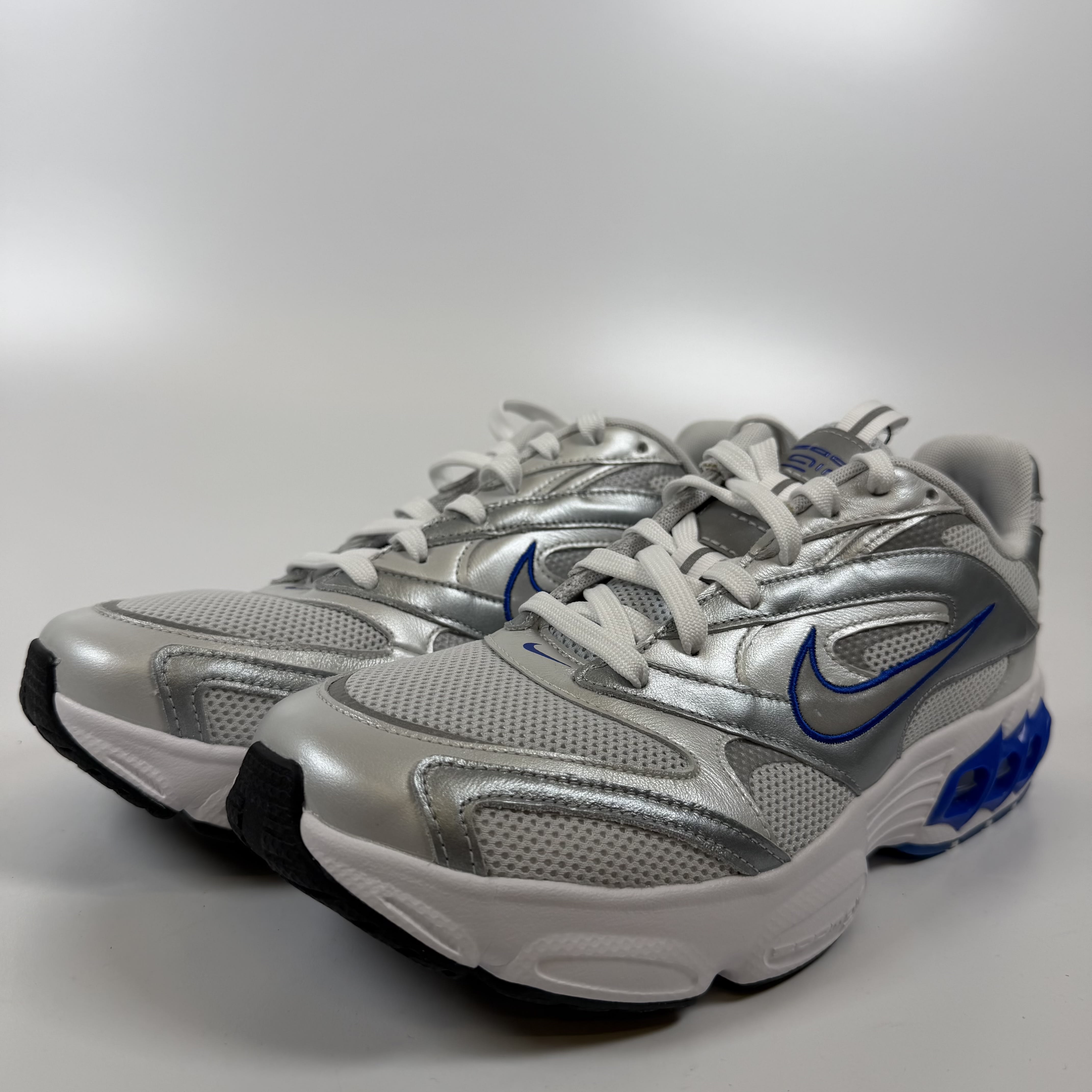 SP9142 Nike Zoom Air Fire Metallic Silver Blue (Women's)