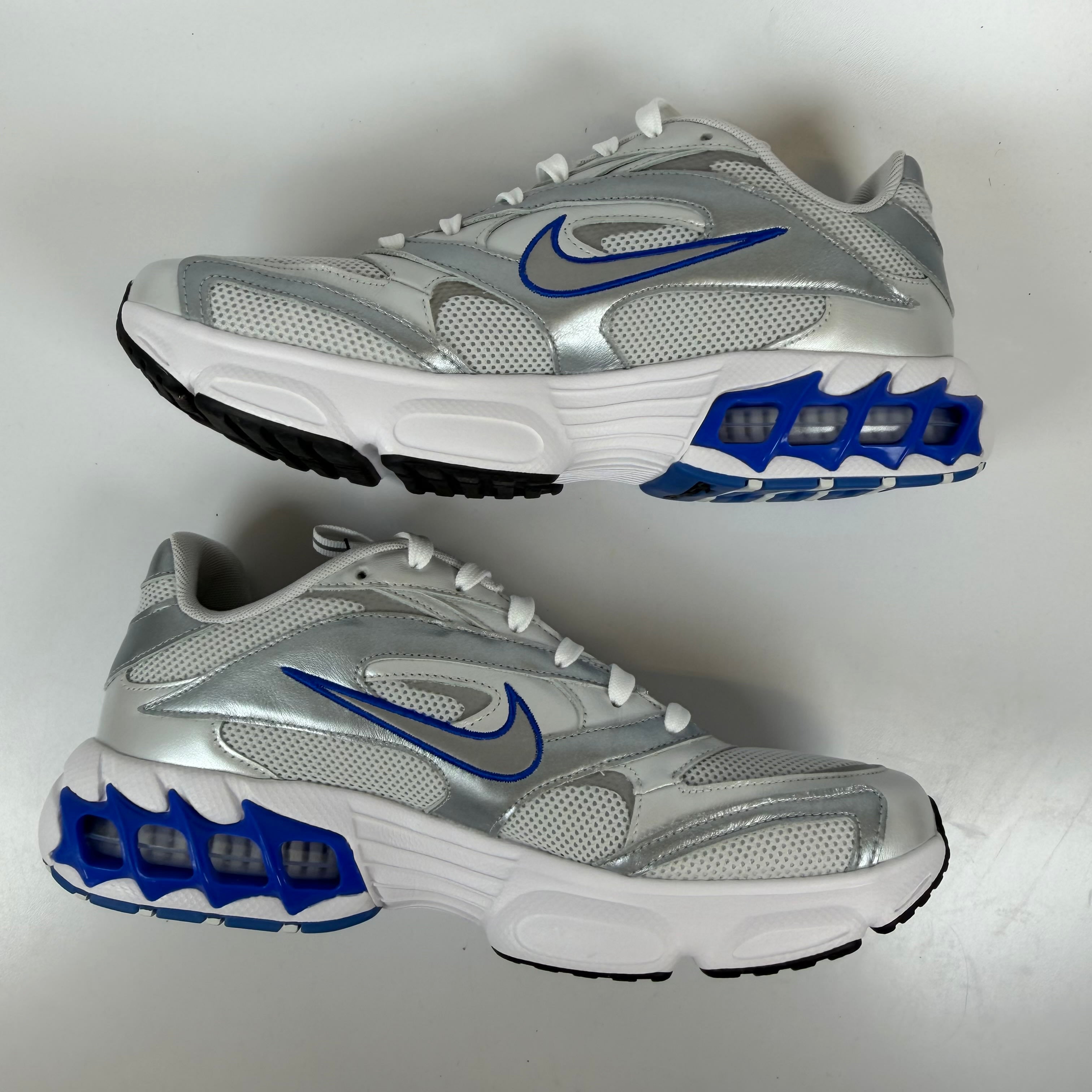 SP9142 Nike Zoom Air Fire Metallic Silver Blue (Women's)