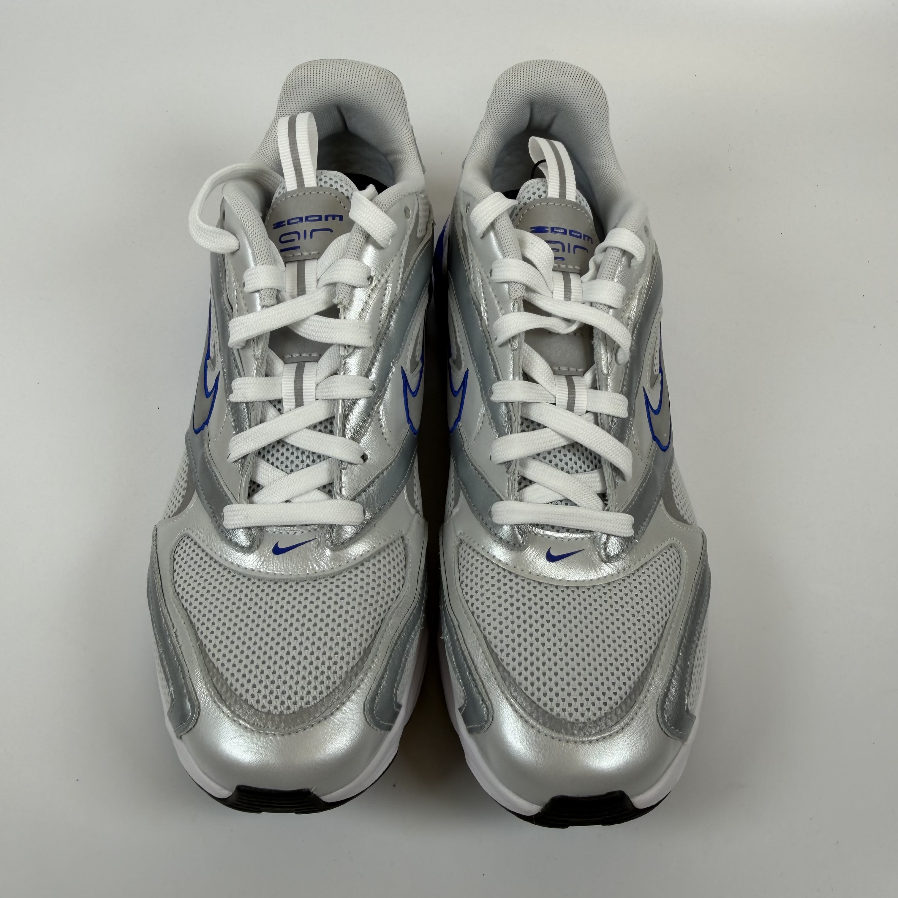 SP9142 Nike Zoom Air Fire Metallic Silver Blue (Women's)
