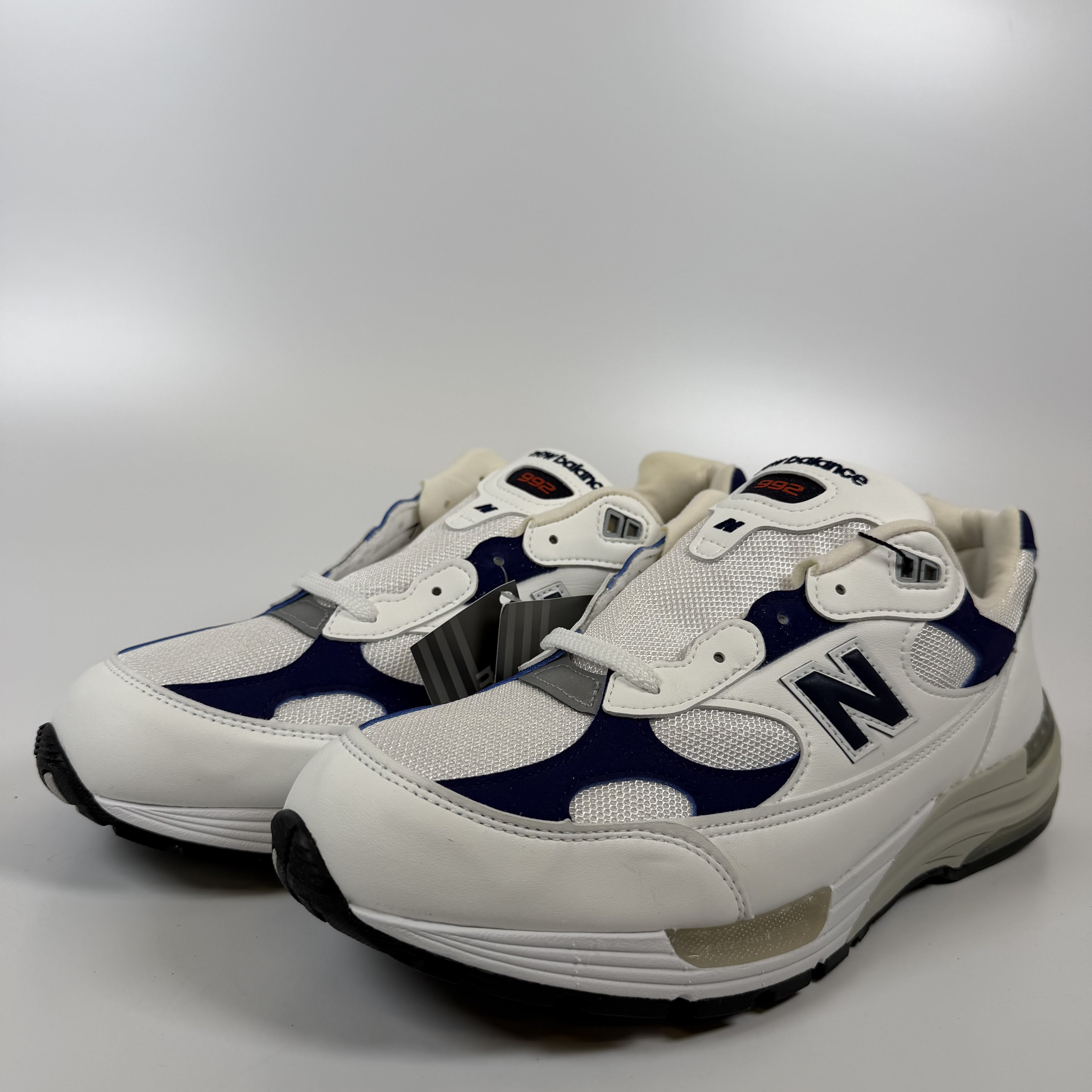 SP7966 New Balance 992 White Navy