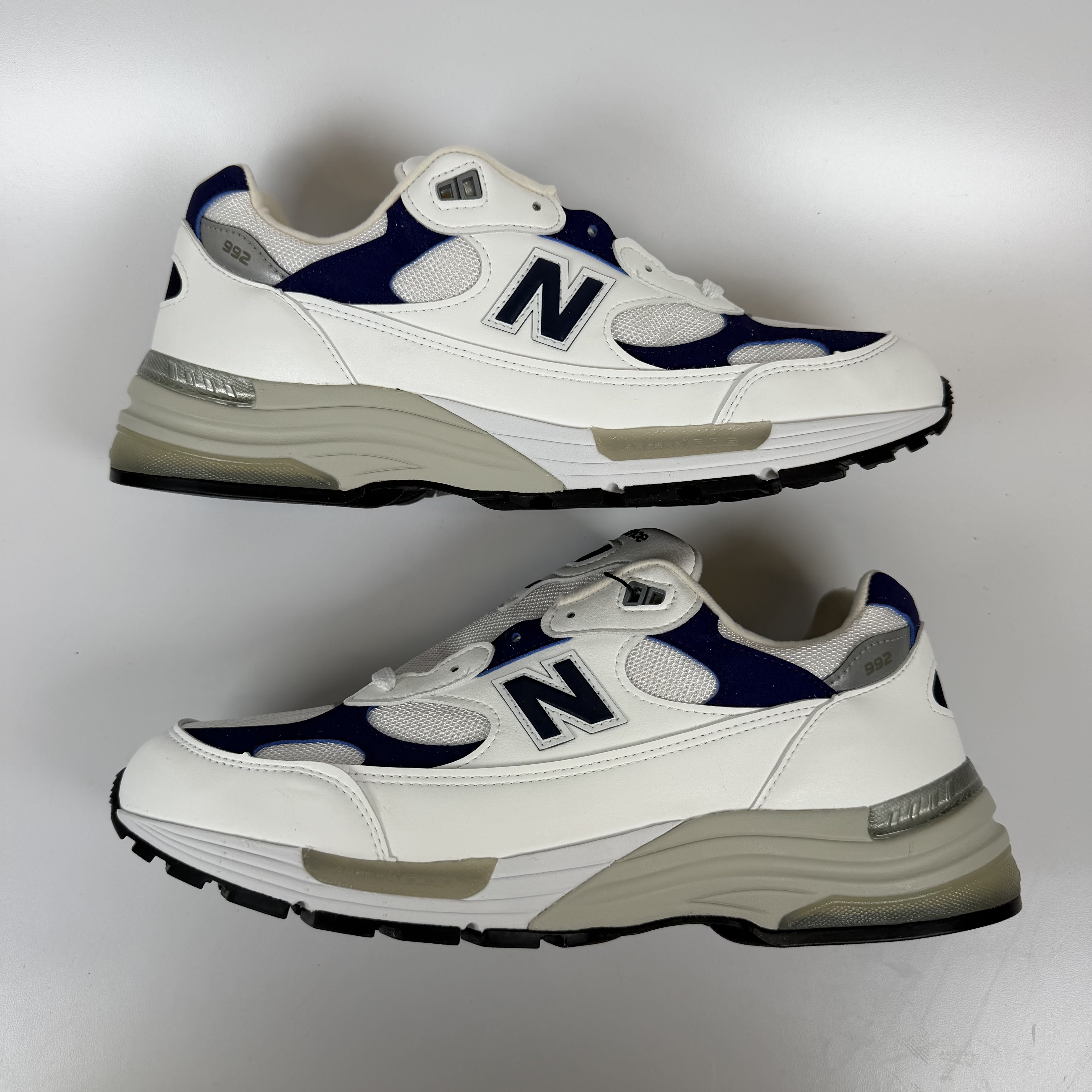 SP7966 New Balance 992 White Navy