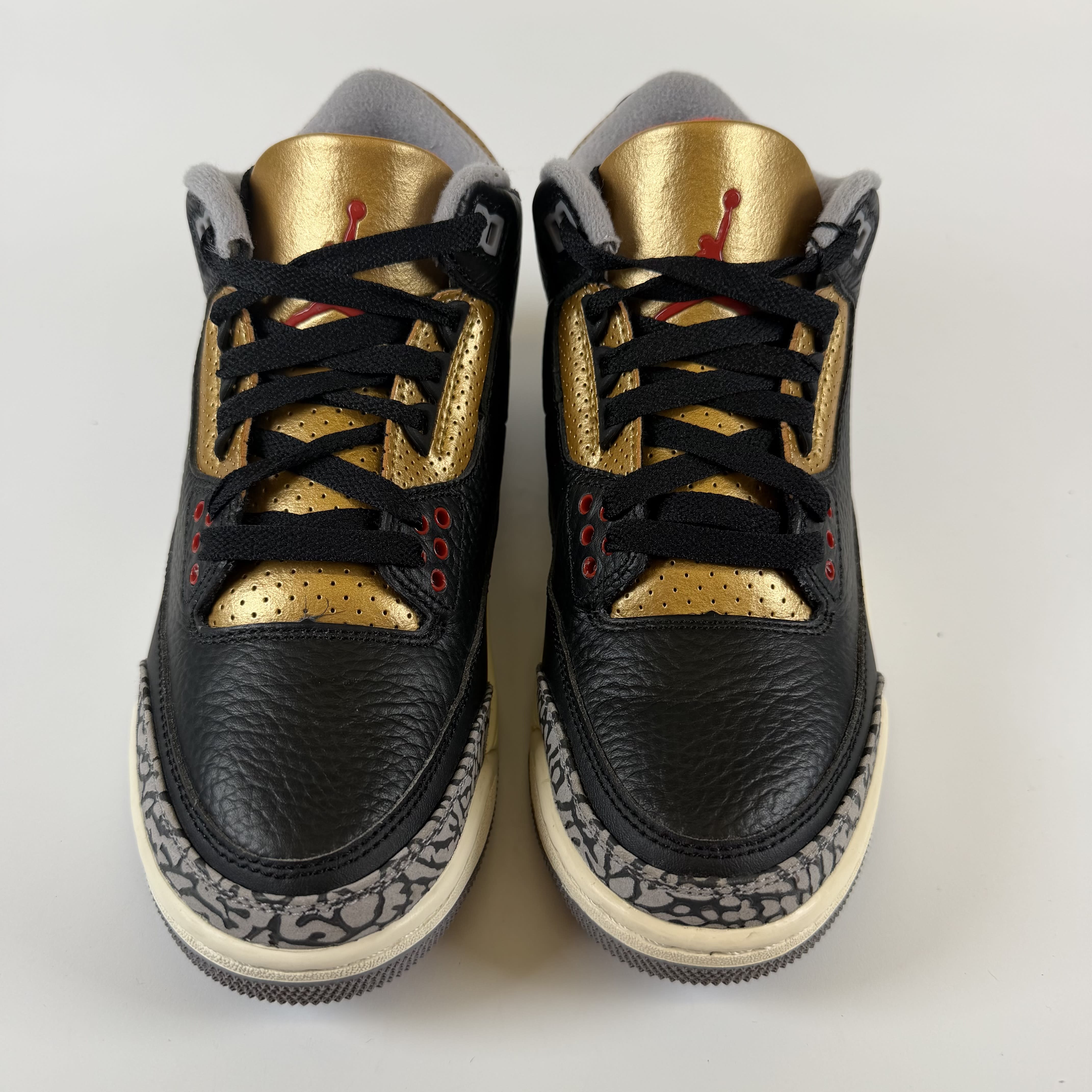 SP6974 Jordan 3 Retro Black Cement Gold (Women's)