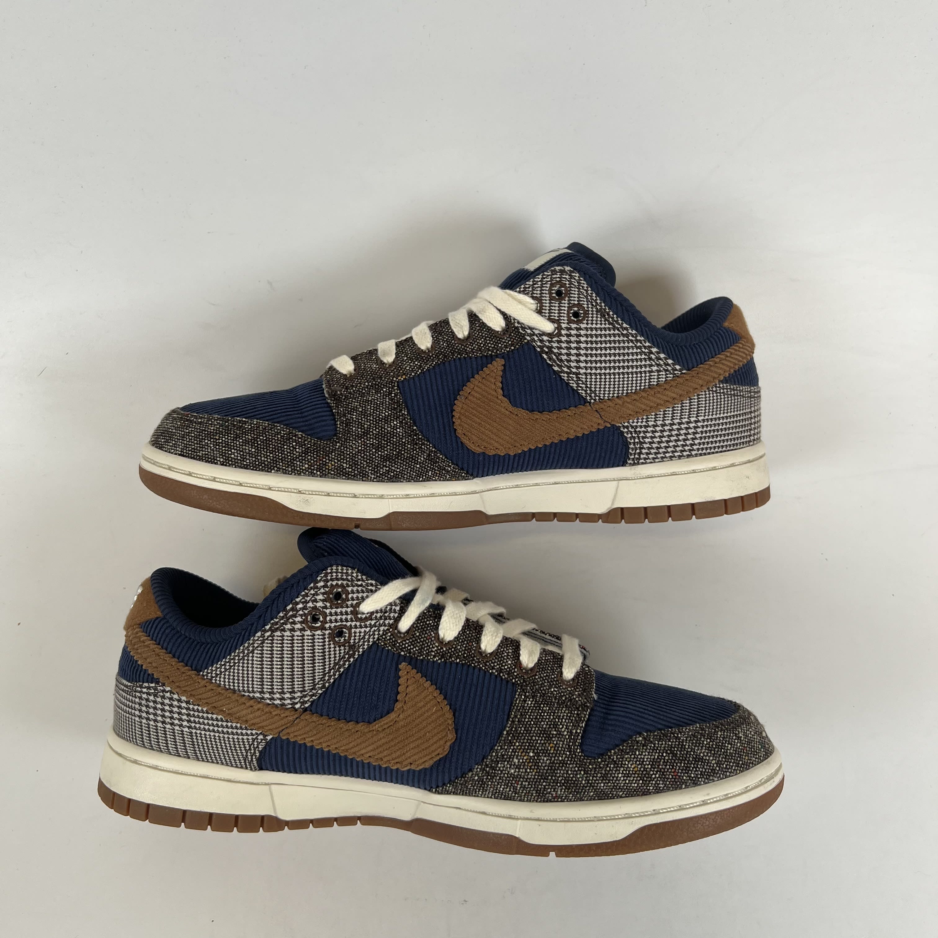 SP13448 Nike Dunk Low Tweed Midnight Navy Corduroy