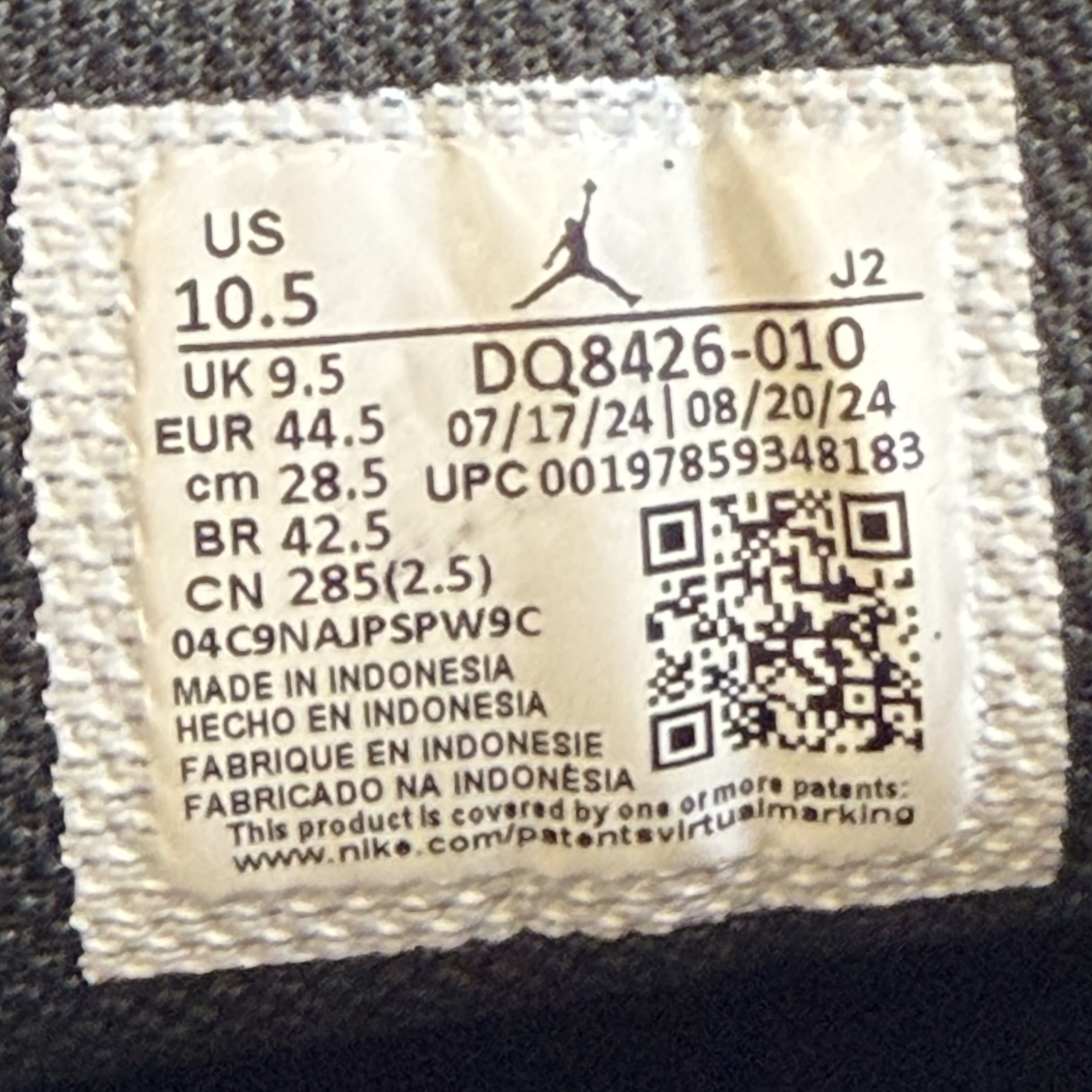 SP9989 Jordan 1 Mid Off Noir Toe