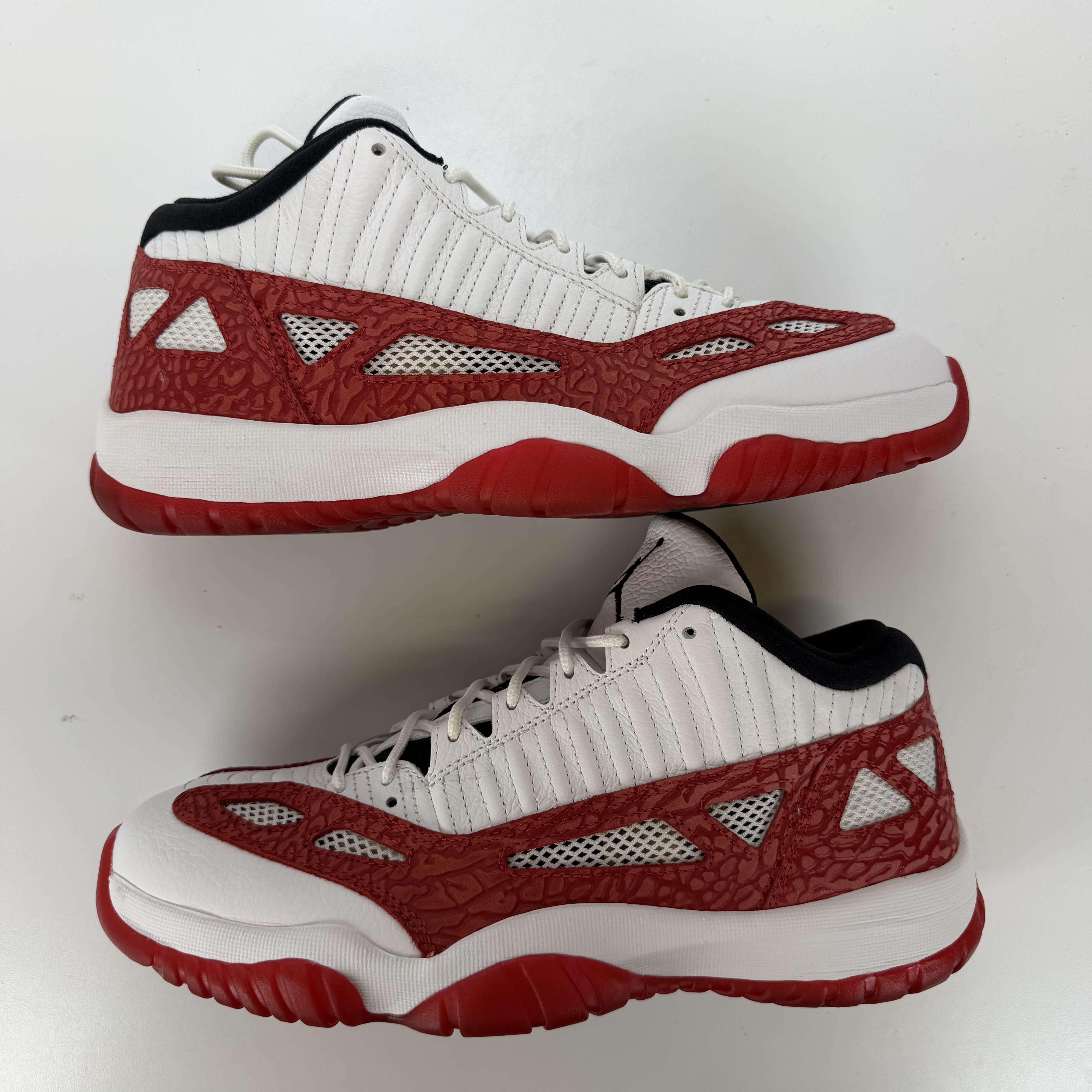 633799 Jordan 11 Retro Low IE White Gym Red
