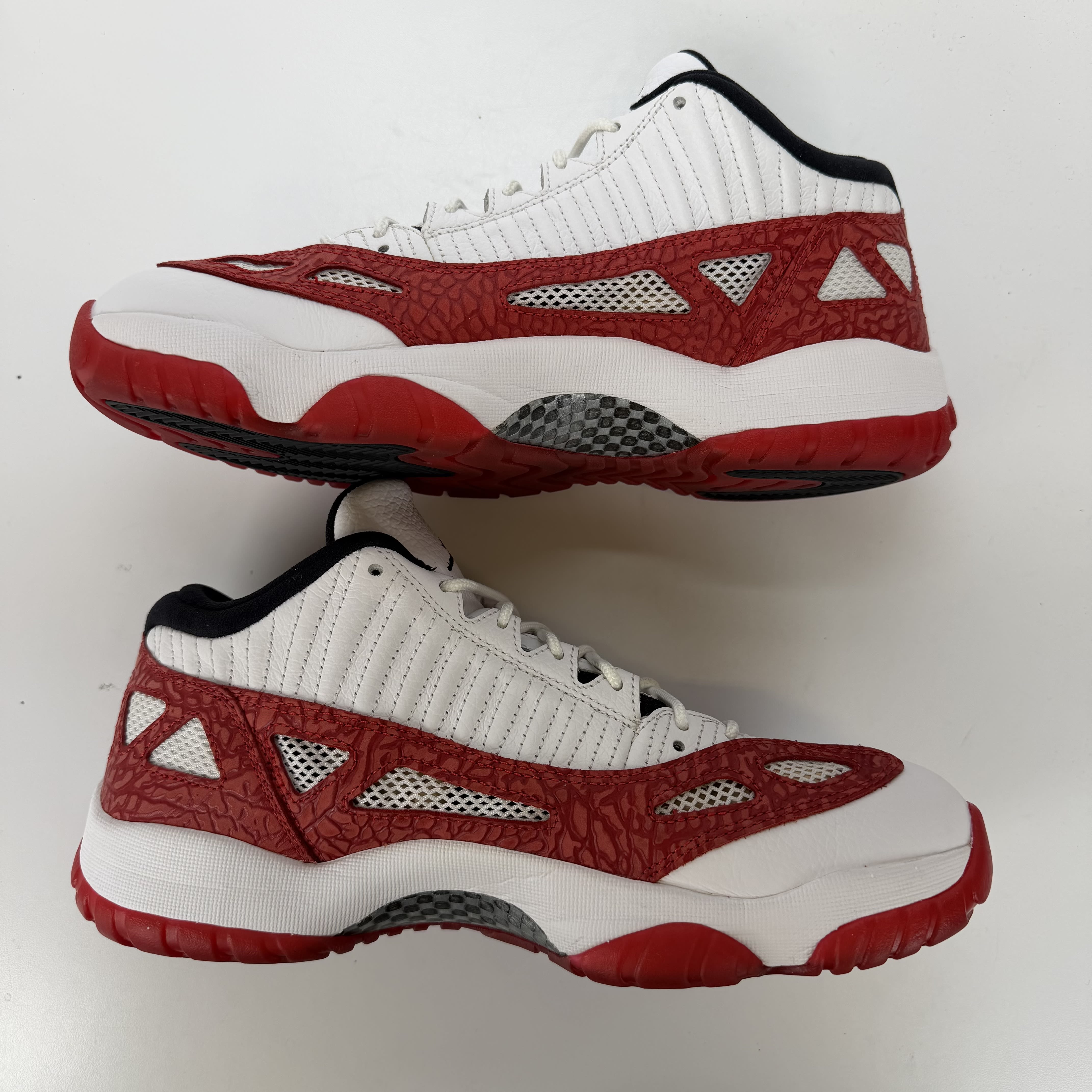 633799 Jordan 11 Retro Low IE White Gym Red