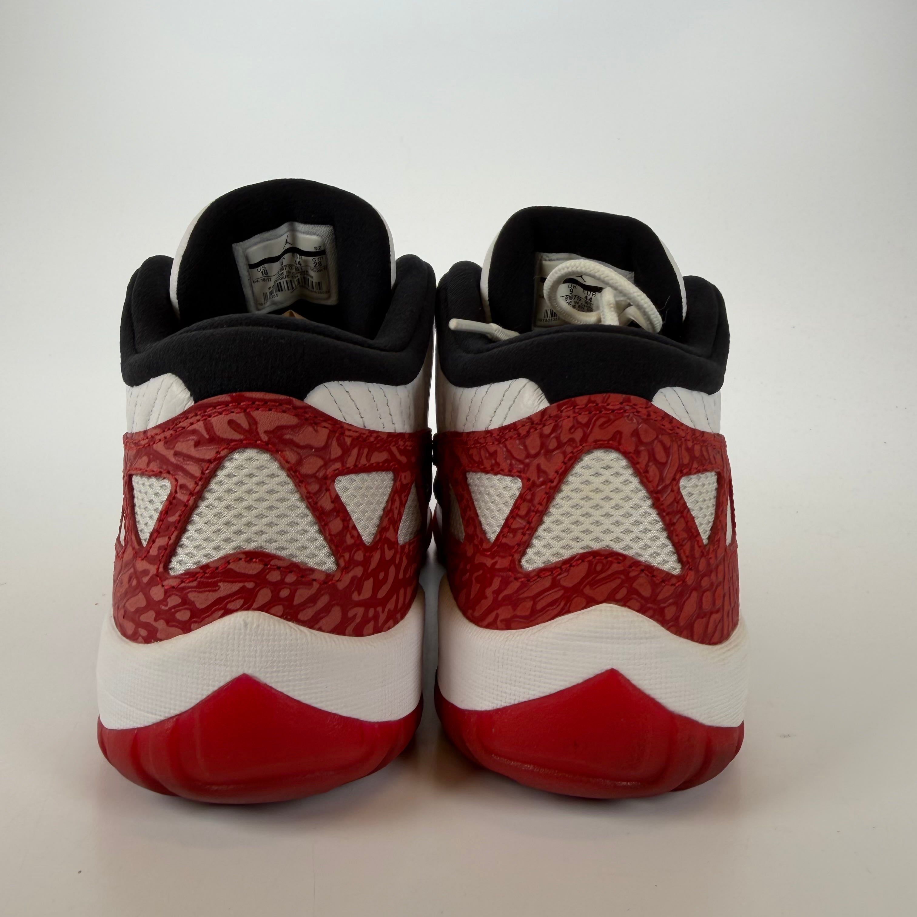 633799 Jordan 11 Retro Low IE White Gym Red