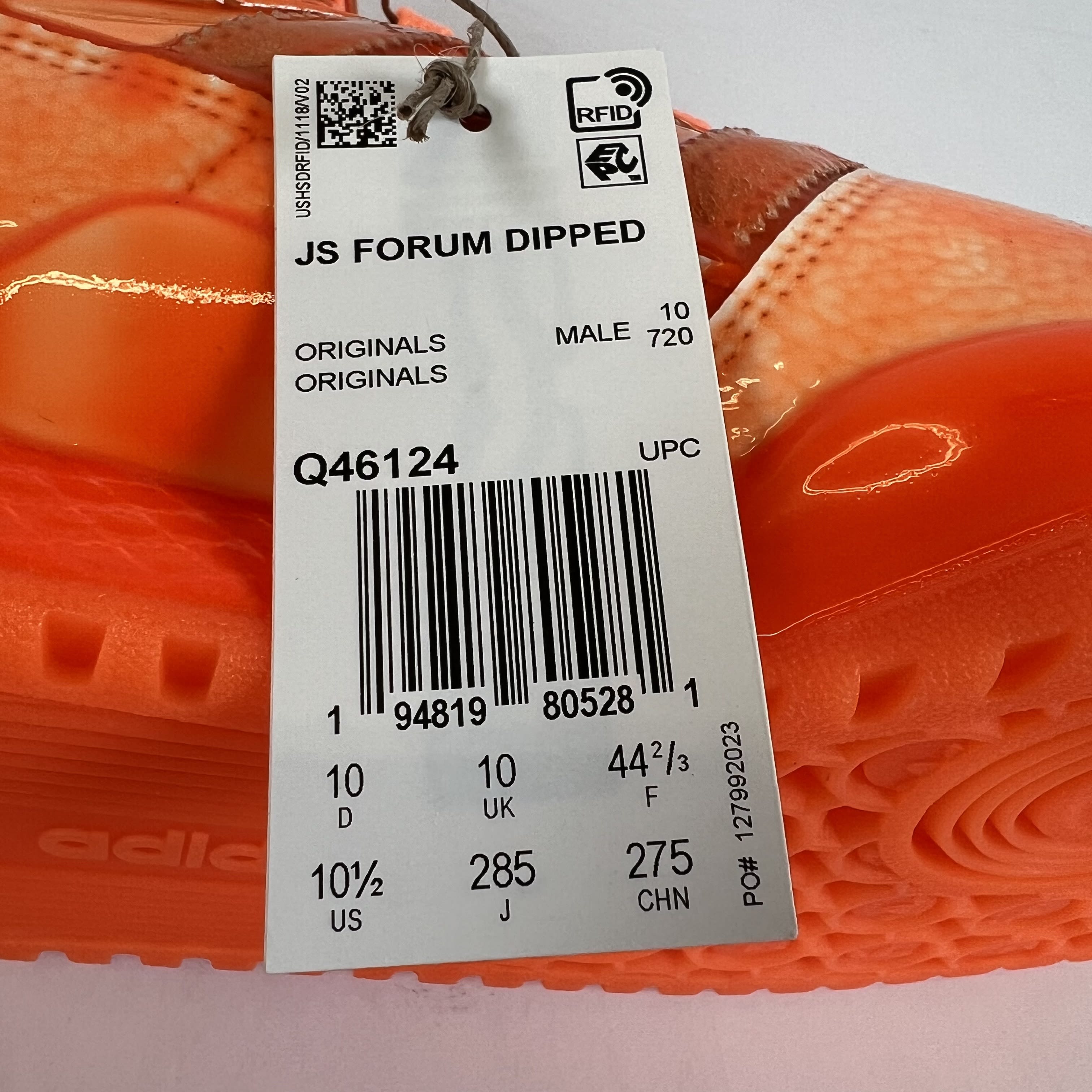 SP13613 adidas Forum Hi Jeremy Scott Dipped Orange