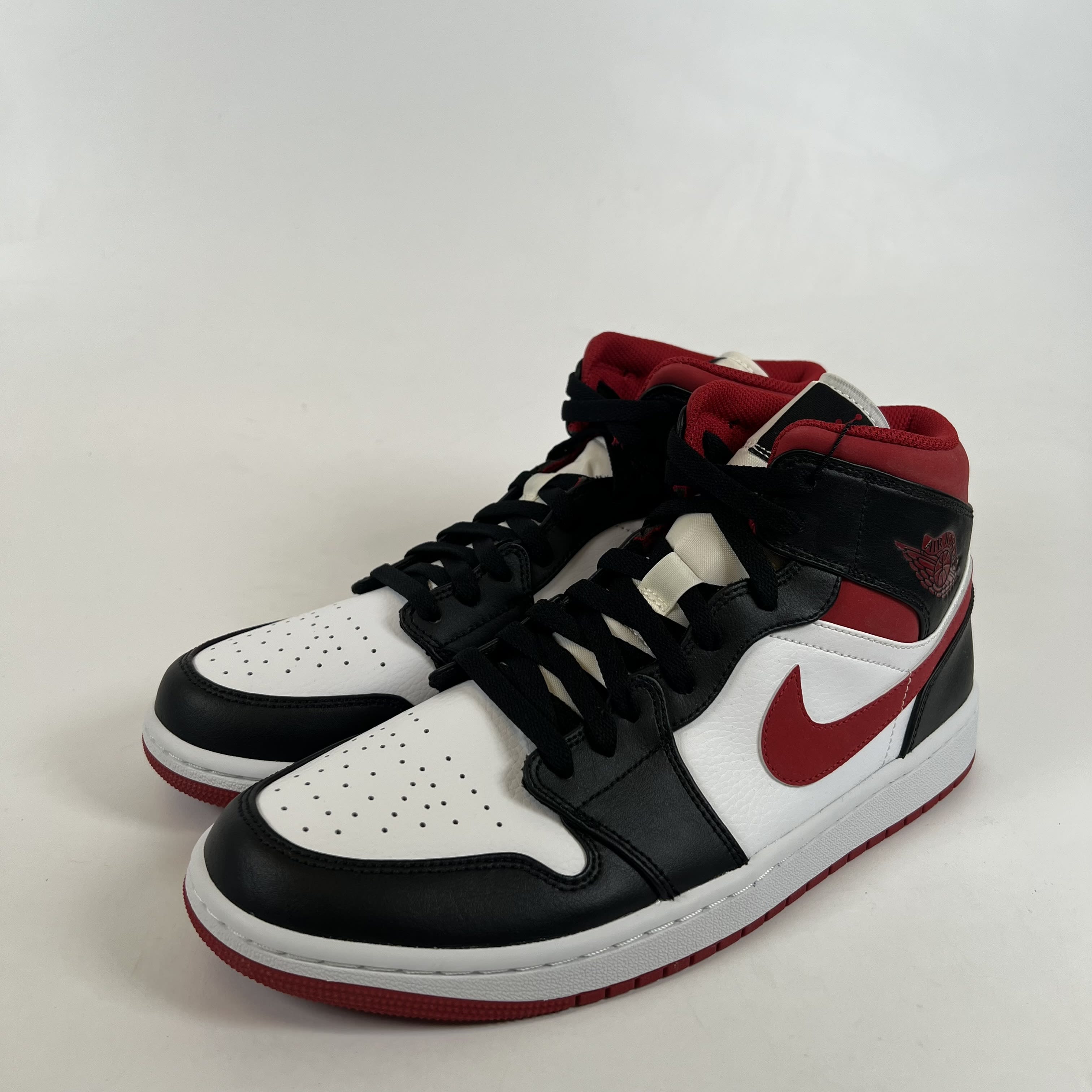 SP13618 Jordan 1 Mid Gym Red Black White