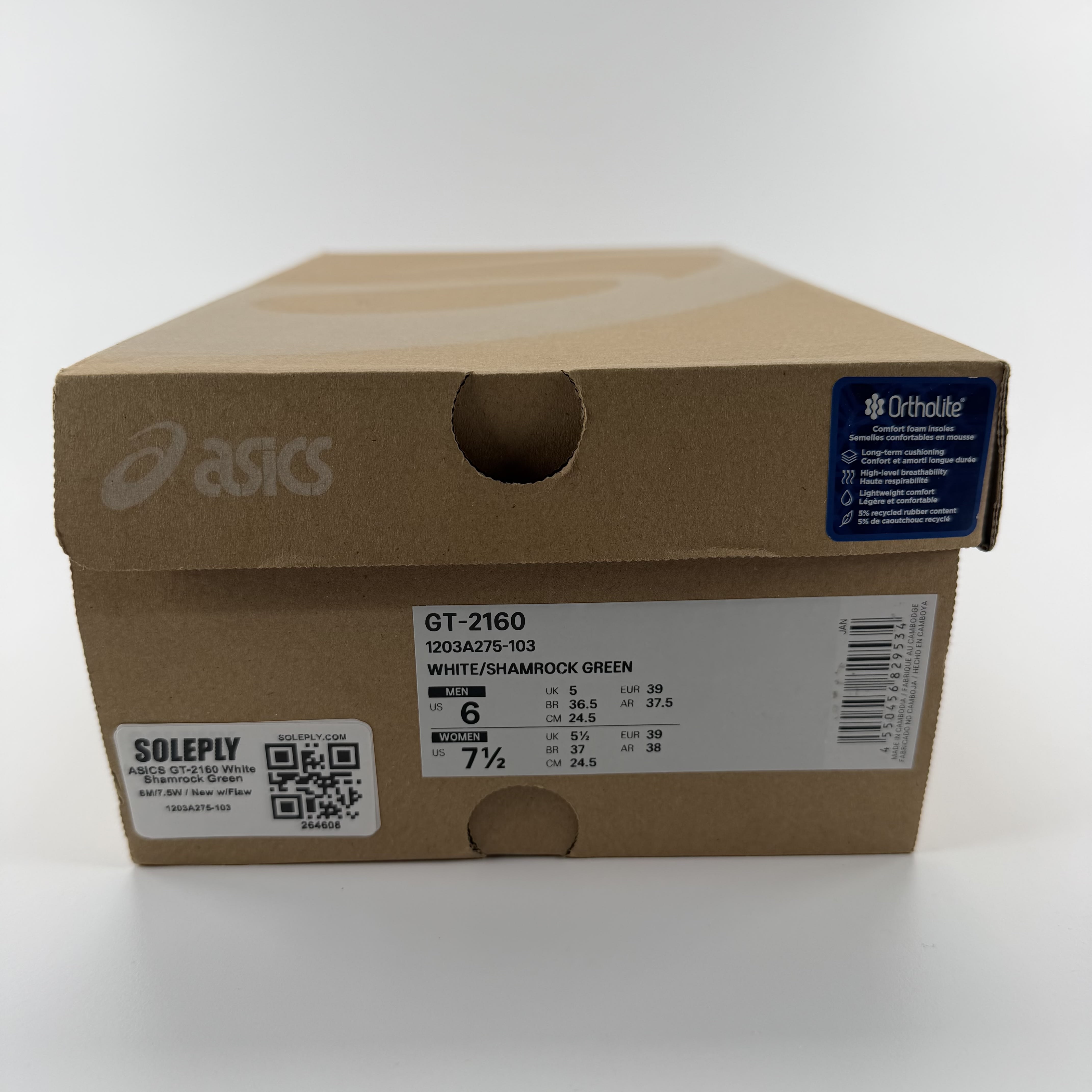 264608 ASICS GT-2160 White Shamrock Green