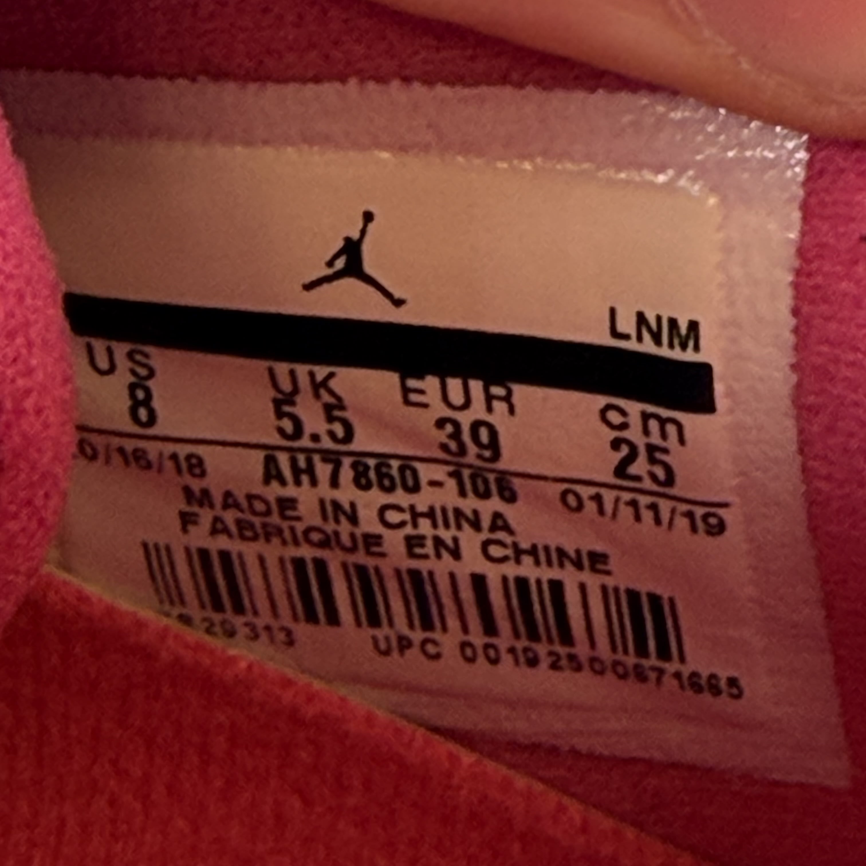 387450 Jordan 11 Retro Low Pink Snakeskin (2019) (Women's)