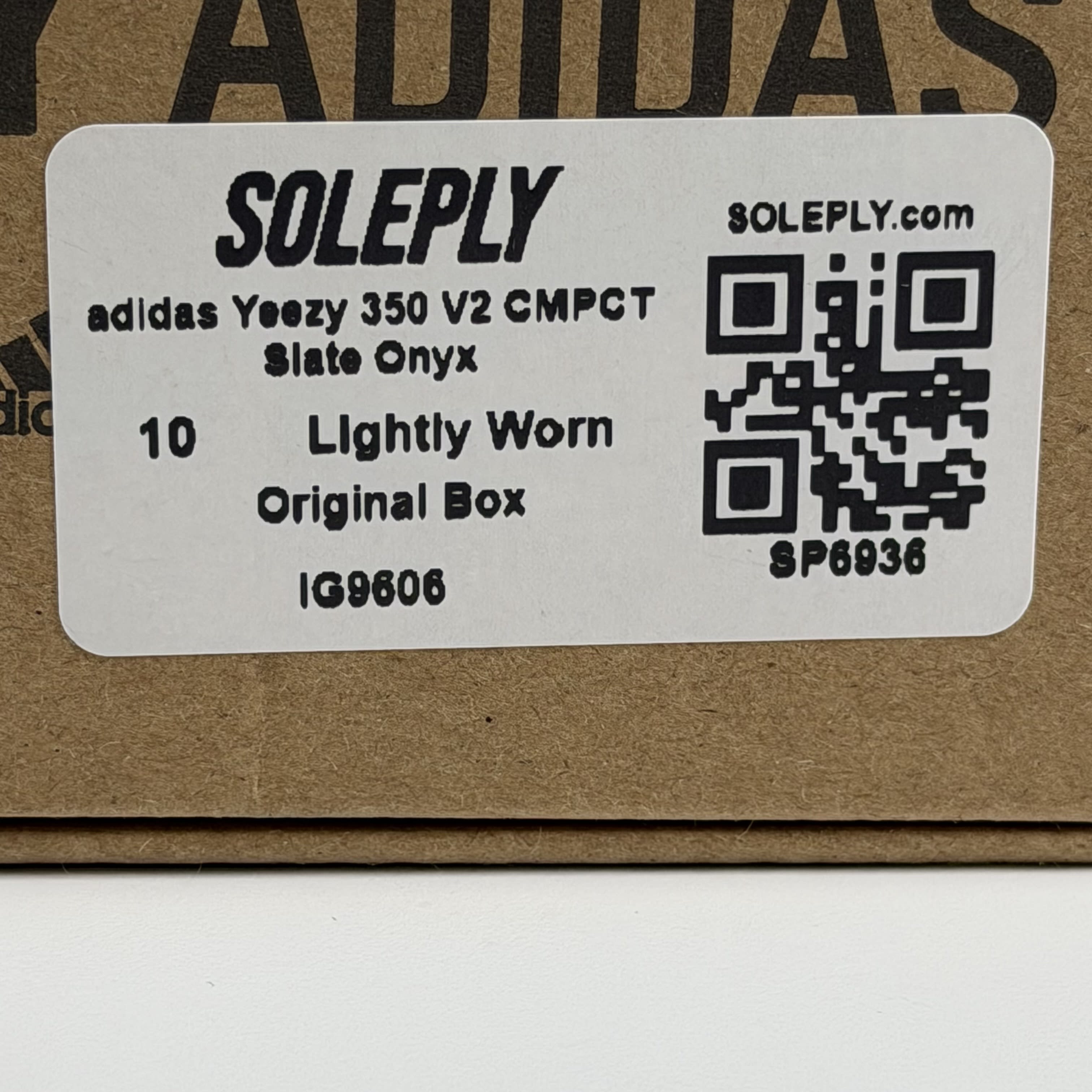 SP6936 adidas Yeezy 350 V2 CMPCT Slate Onyx