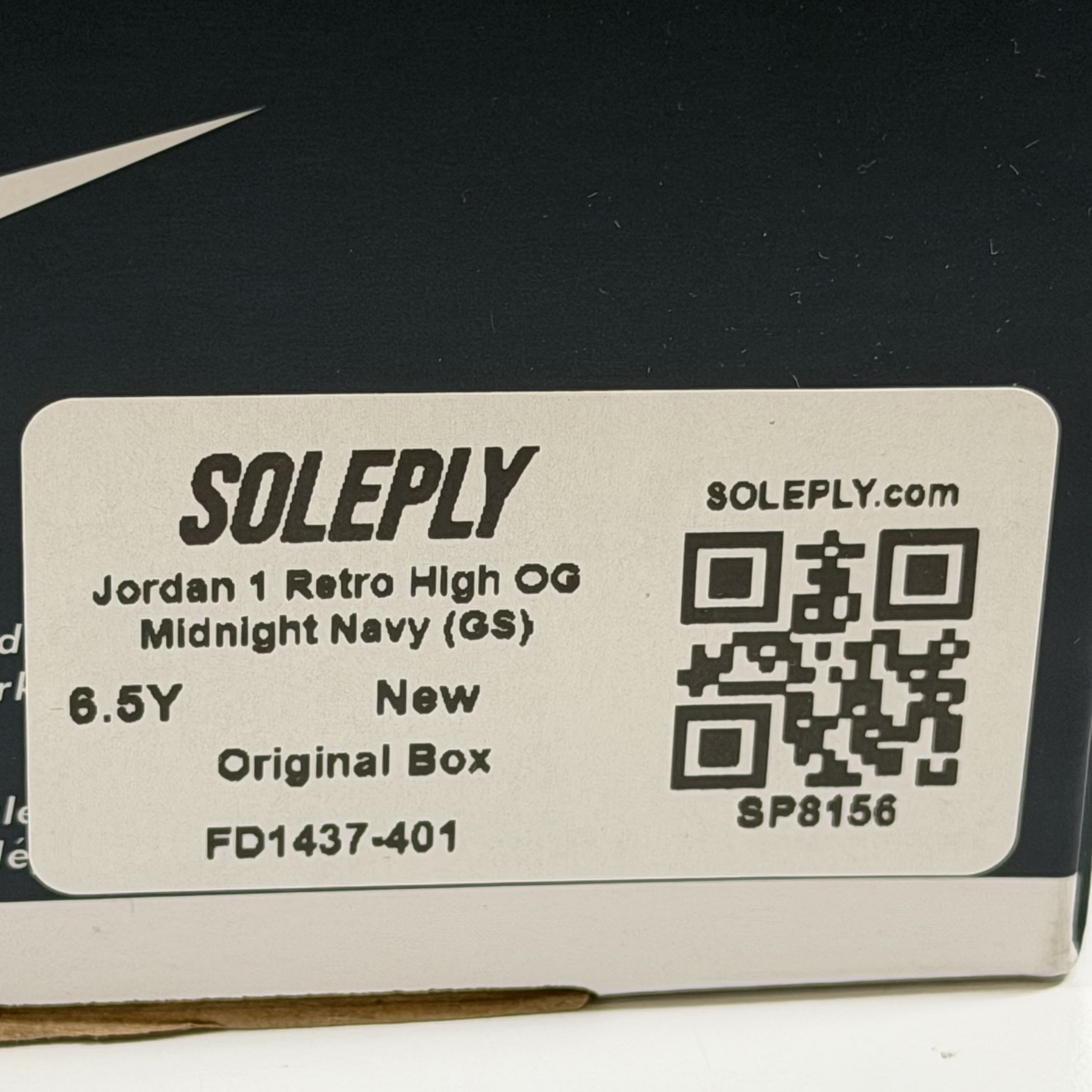 SP8156 Jordan 1 Retro High OG Midnight Navy (GS)