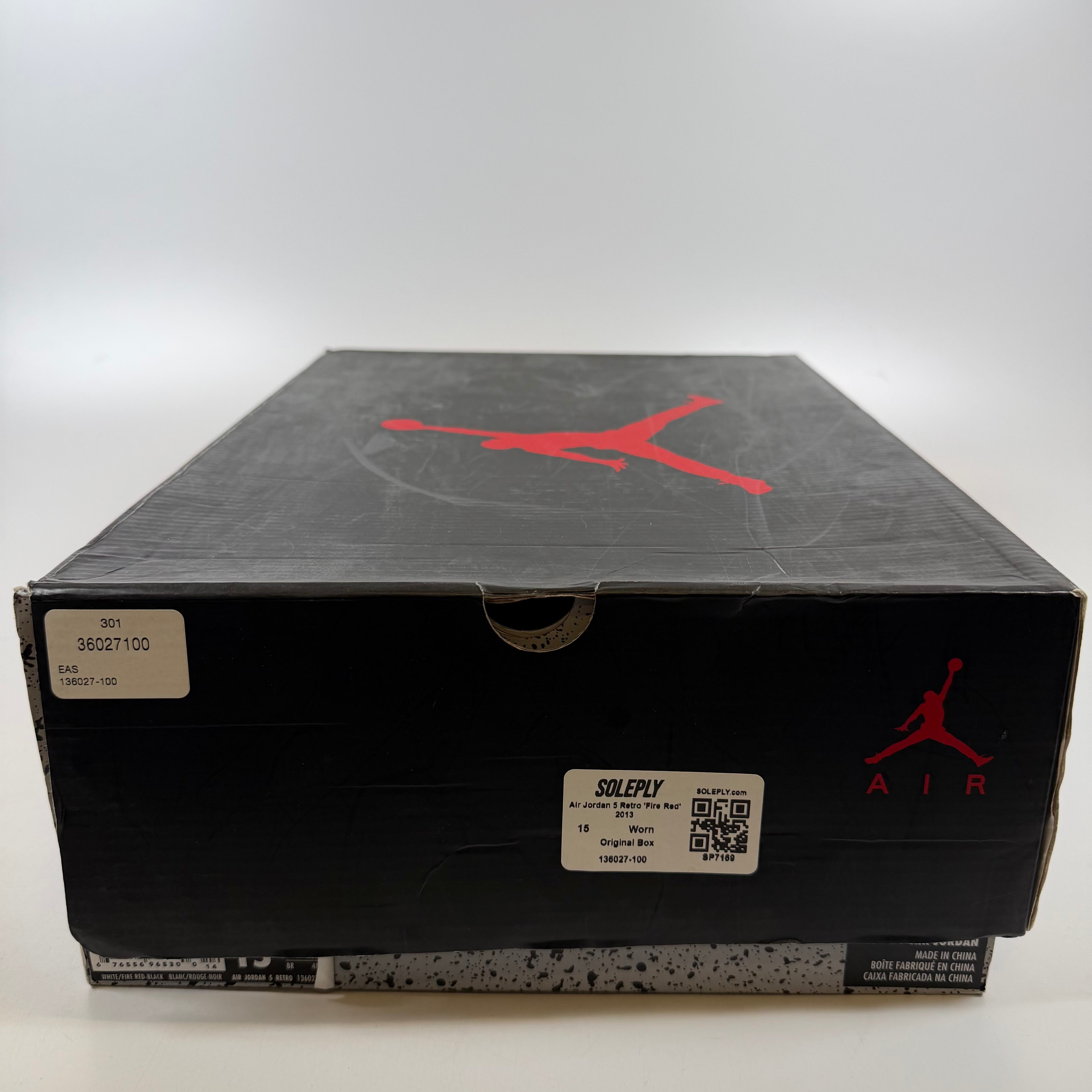 SP7169 Air Jordan 5 Retro 'Fire Red' 2013